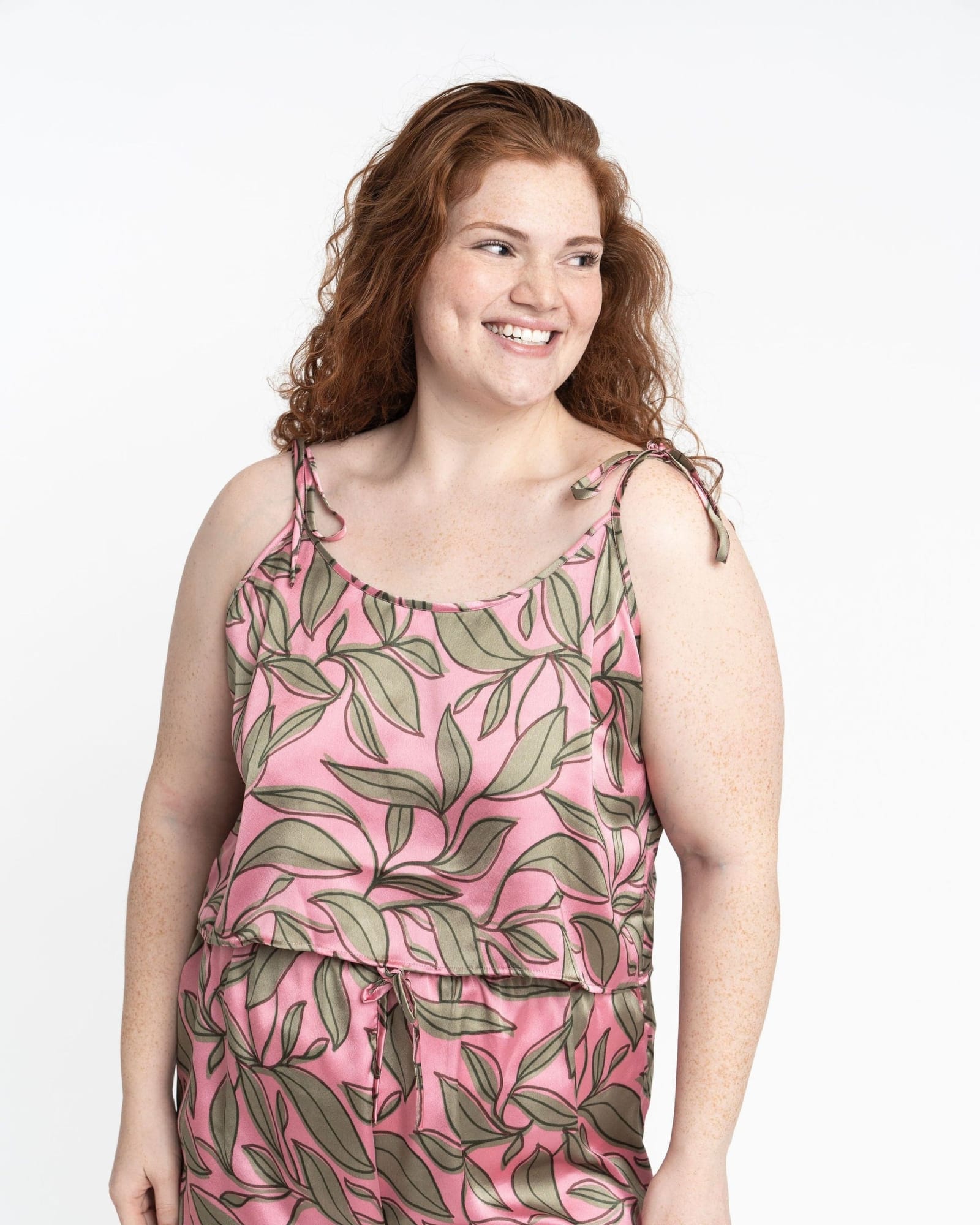 Recycled Polyester Havana Silky Printed Lounge Tank | Groovy Jungle