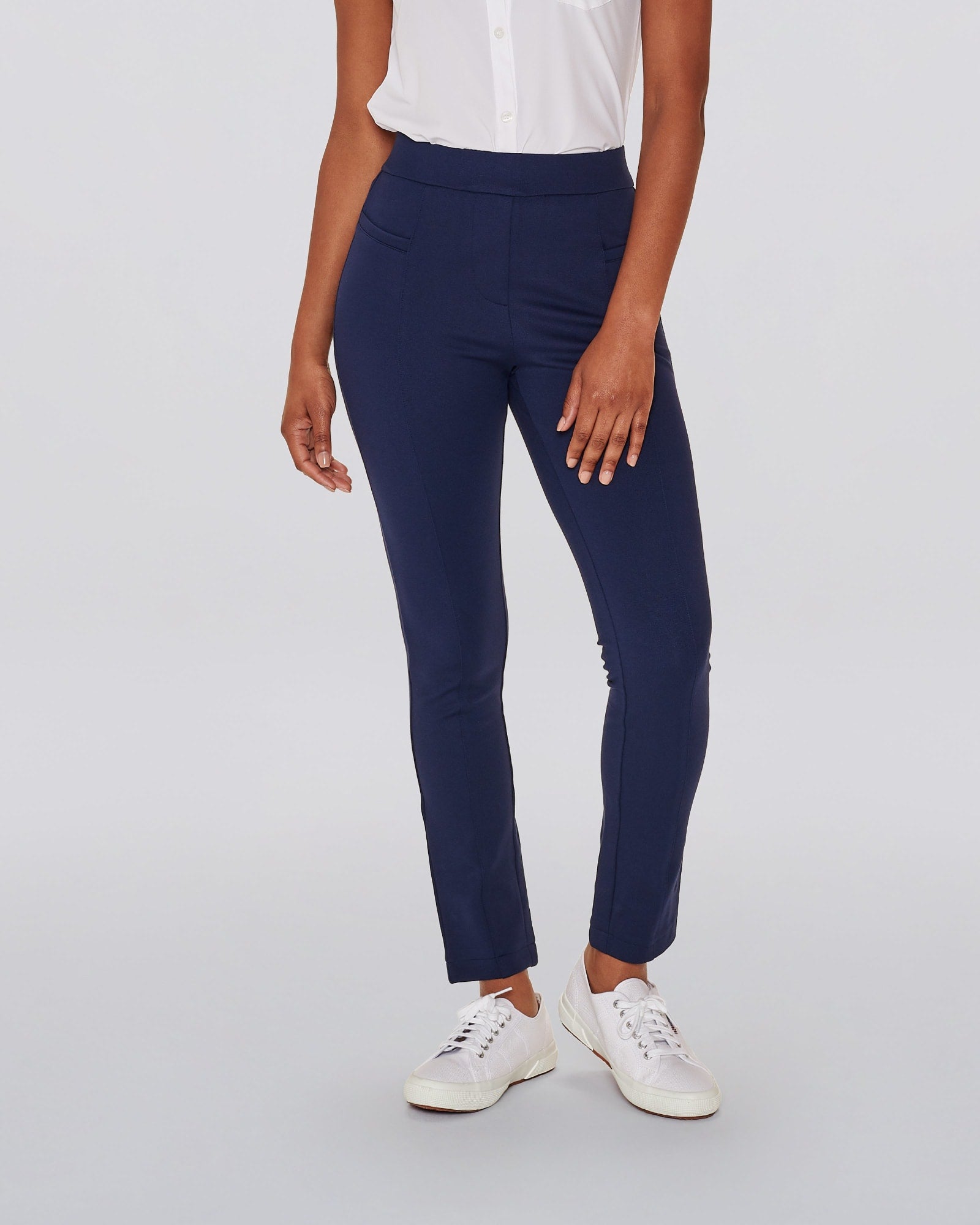 Larissa Perfect Length Trousers Regular | Navy