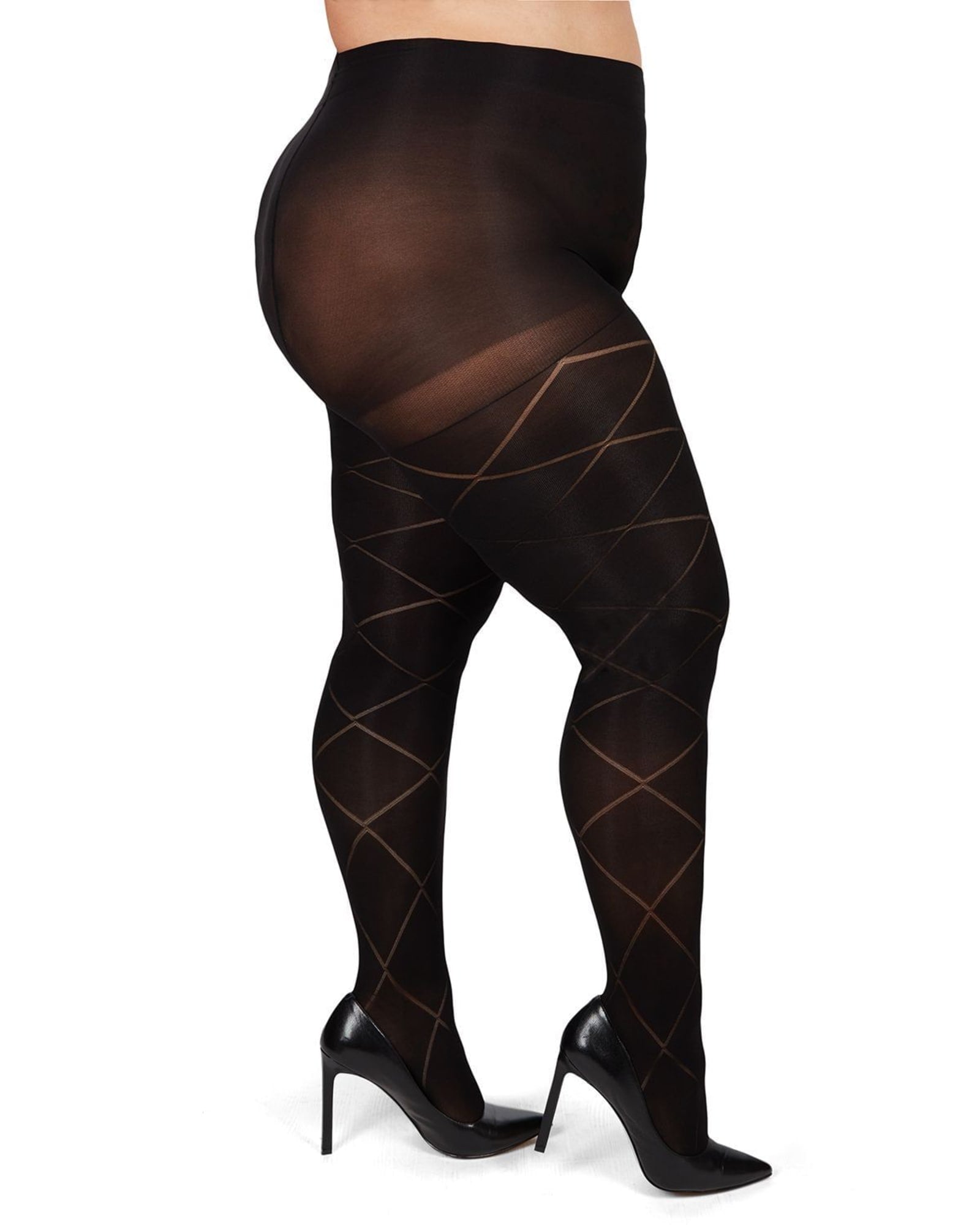 Plus Size Opaque Tights