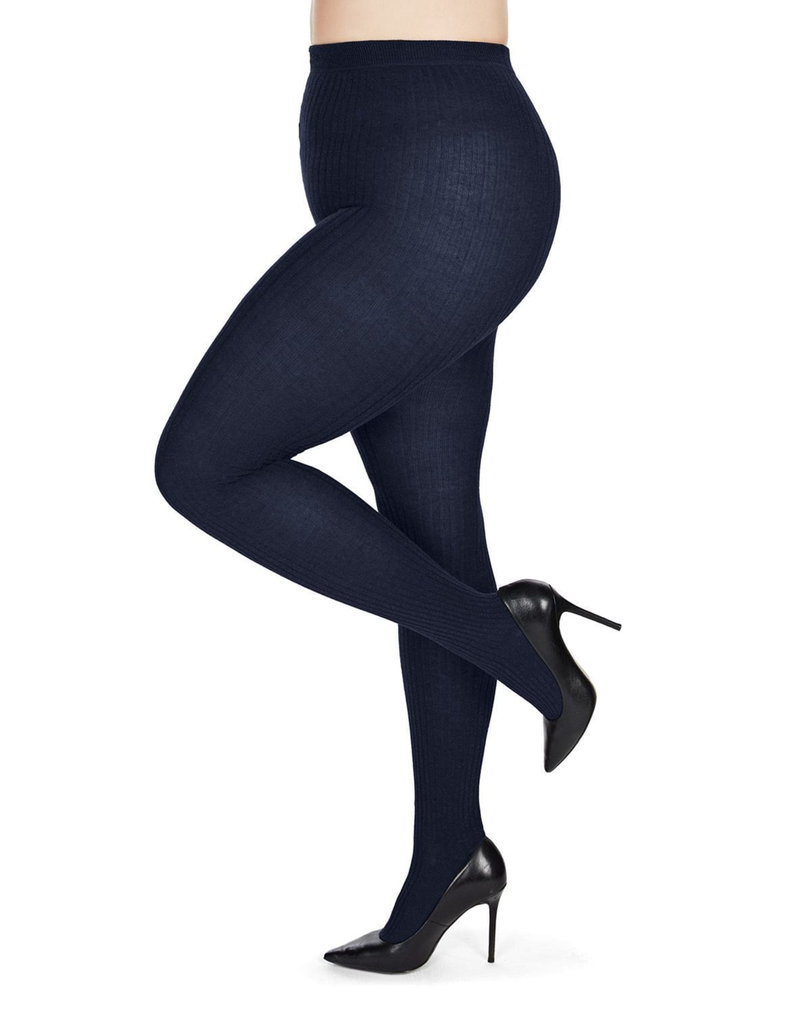 Navy blue pantyhose plus clearance size