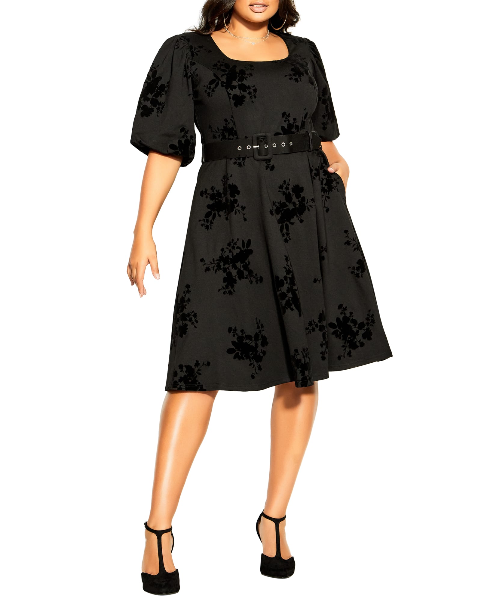 ZORQ Elegant Plus Size Summer Dress - Luxurious Polyester Fabric