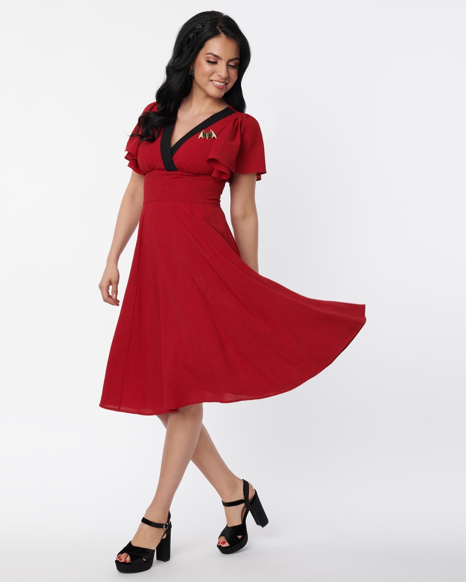 Red Work Dress