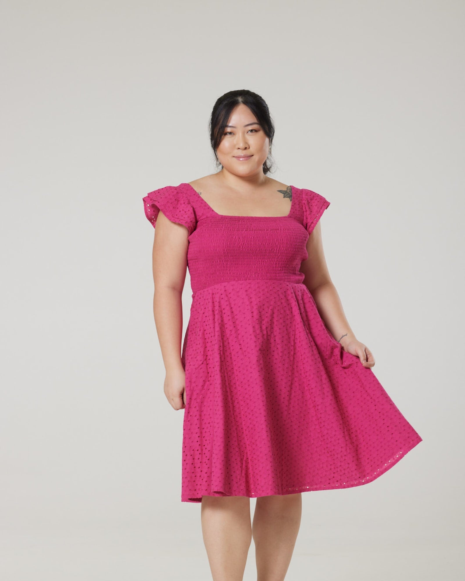 Raphaella Cerise Dress | Pink