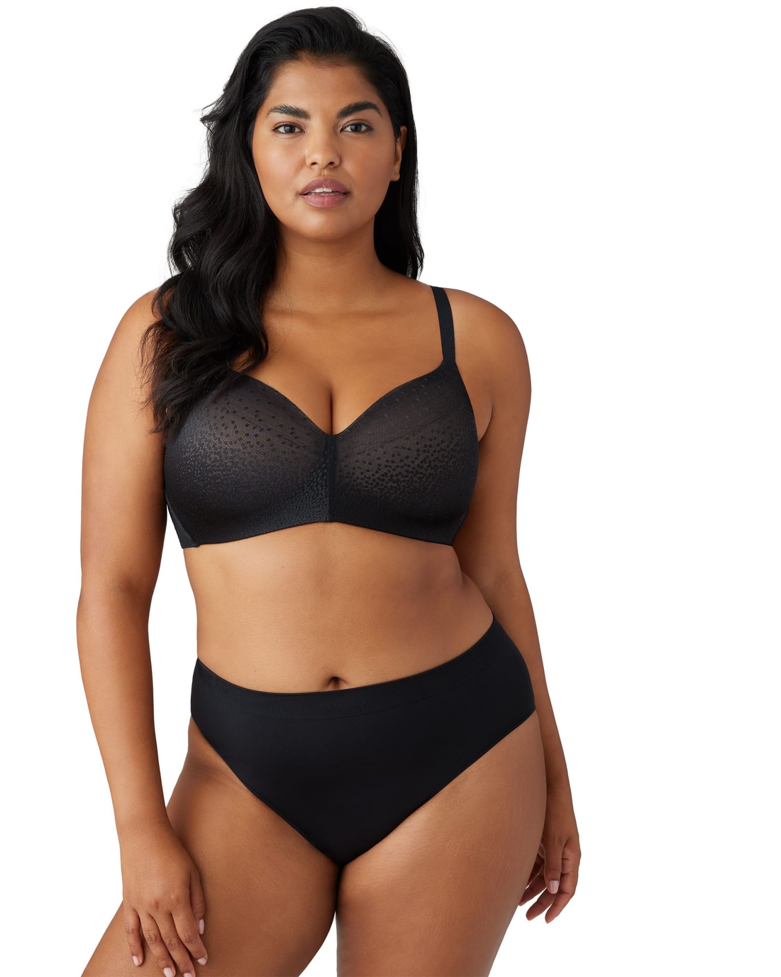 MIERSIDE Women's Fashion Breathable Sexy Lace Plus Size Non Padded Bra  (30D) Black at  Women's Clothing store