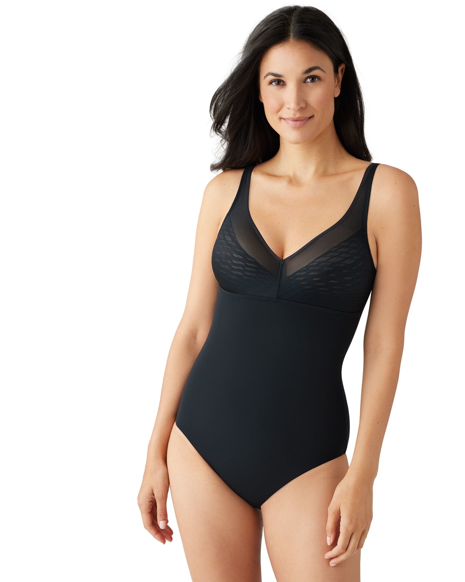 Elevated Allure Wire Free Shaping Body Briefer | Black