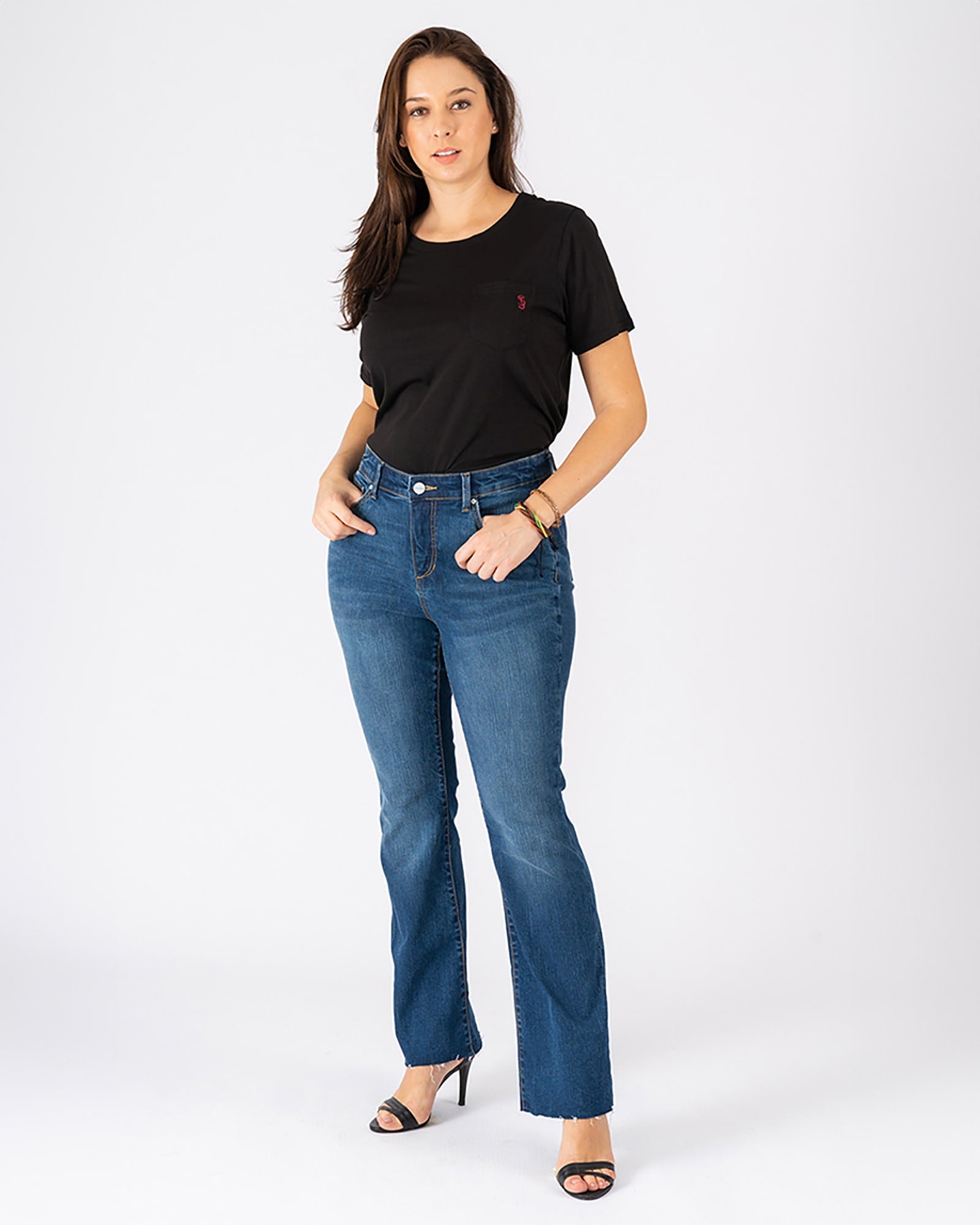 Women's BILLIE-DIS High Rise Bootcut Jeans
