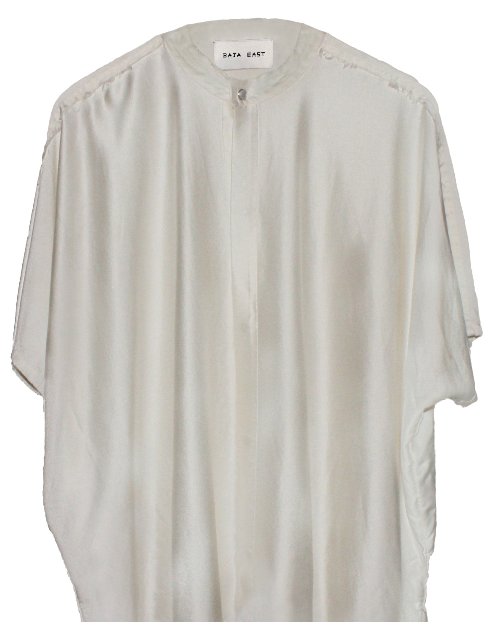 Kaftan Shirt In Ivory Silk | Ivory