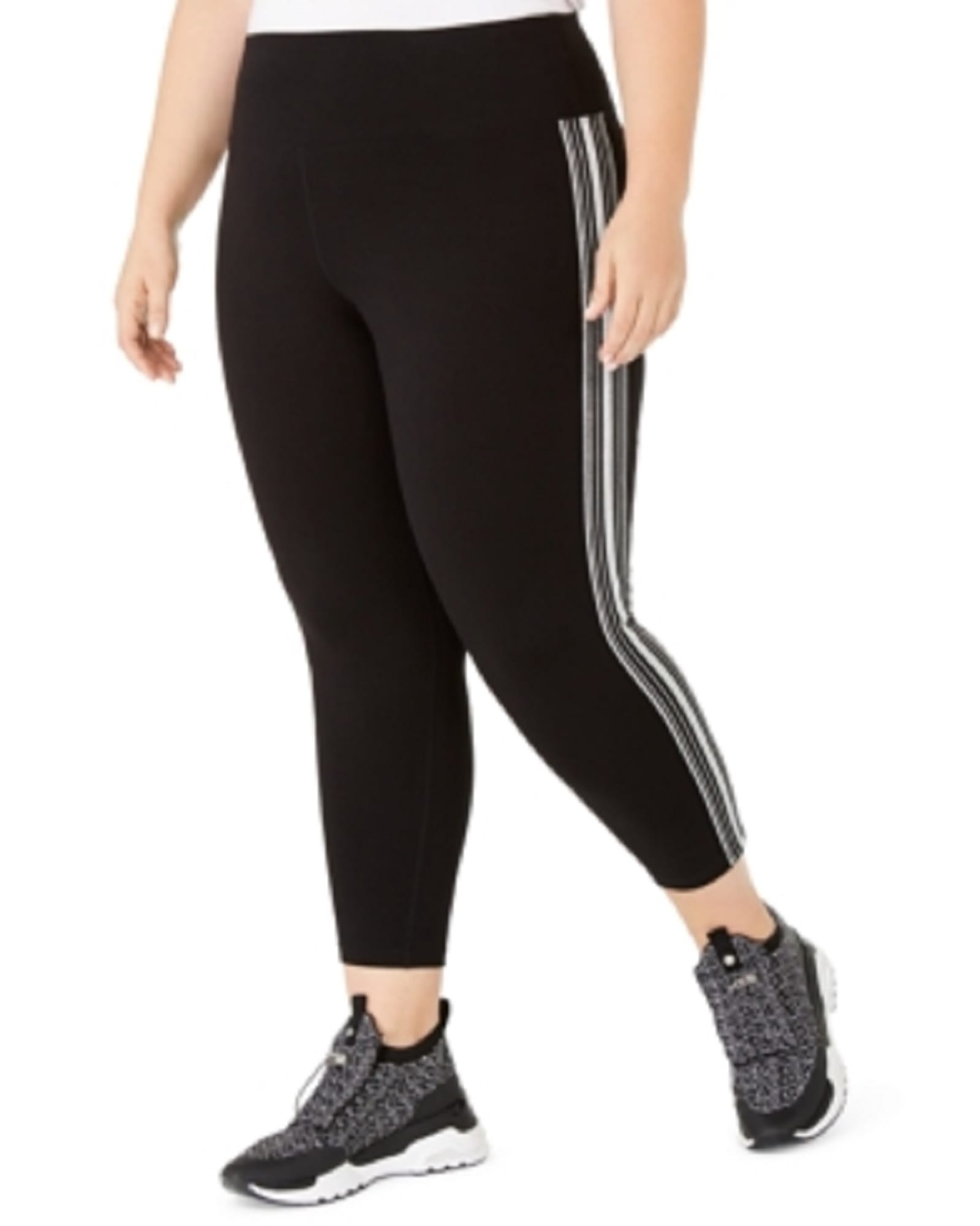 Buy Calvin Klein women plus size training leggings black grey