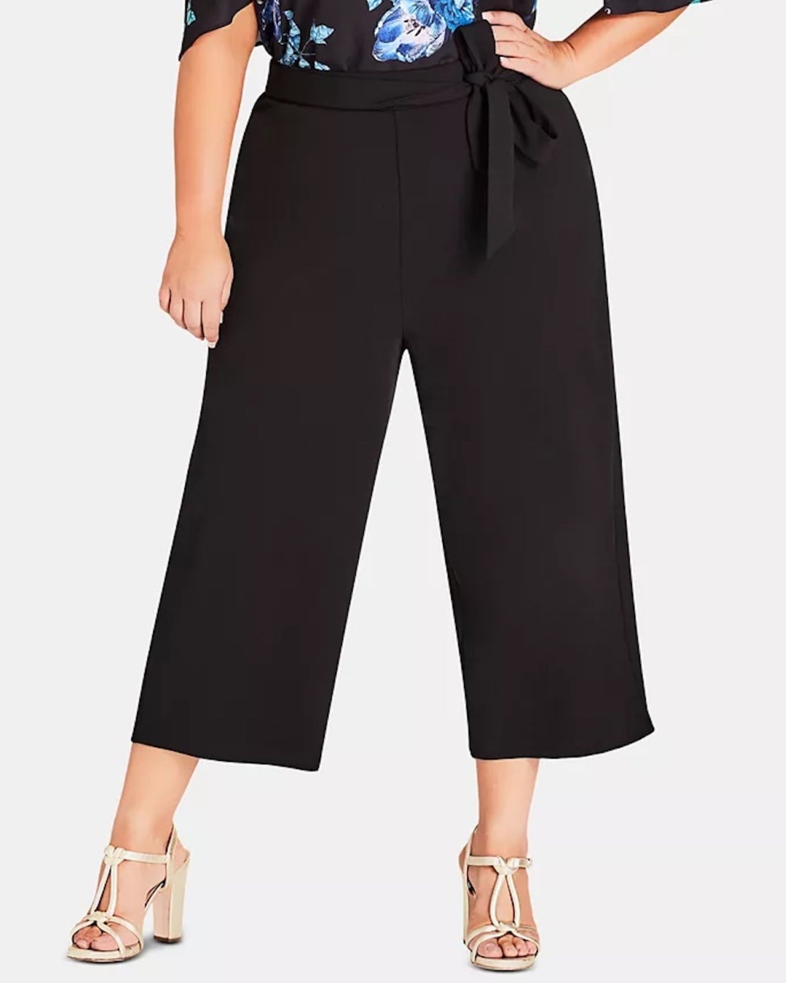 Calvin Klein Wide-leg Sailor Pants in Black