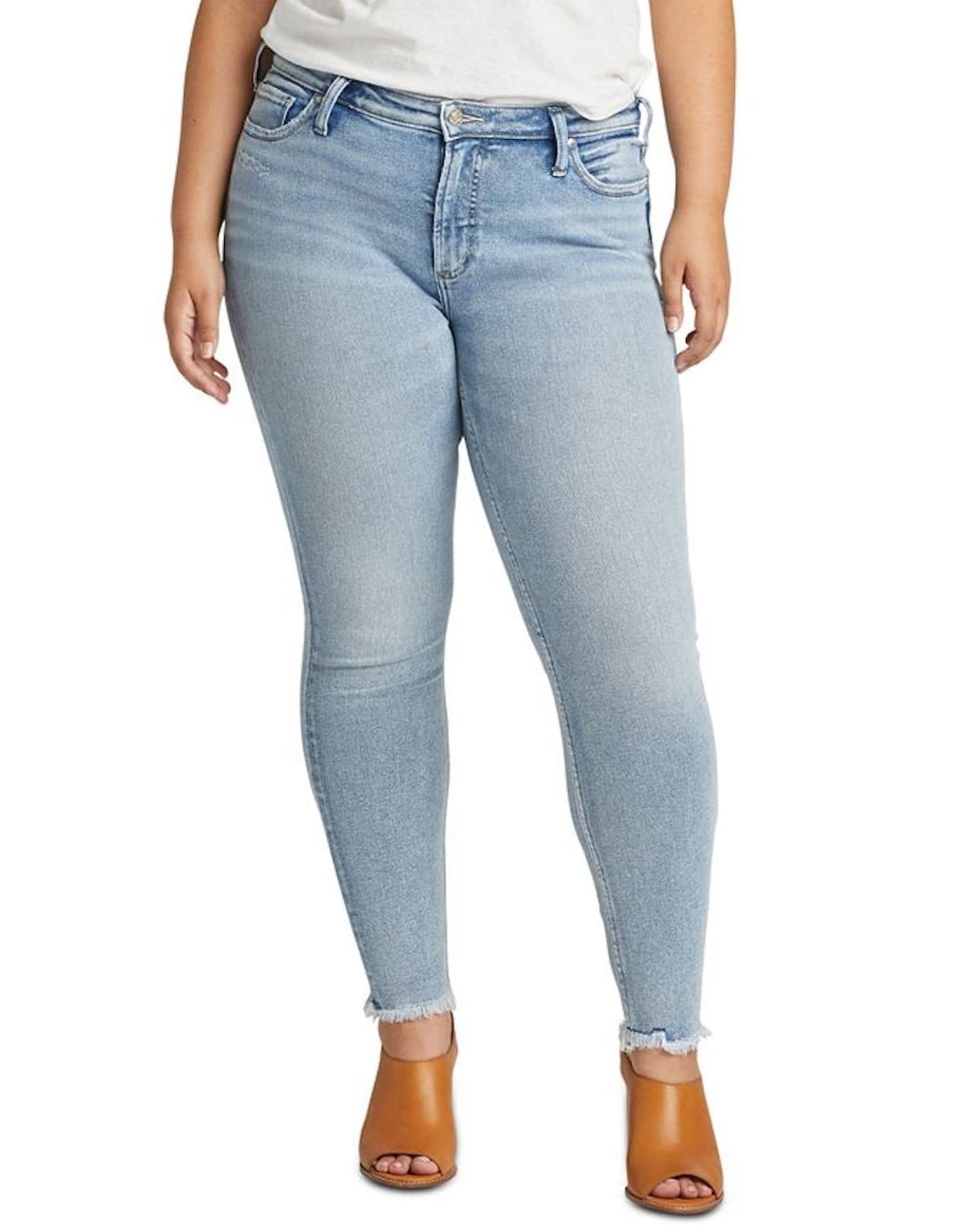 Silver Jeans Co. Women's Trendy   Most Wanted S Dark Blue  22W | Blue