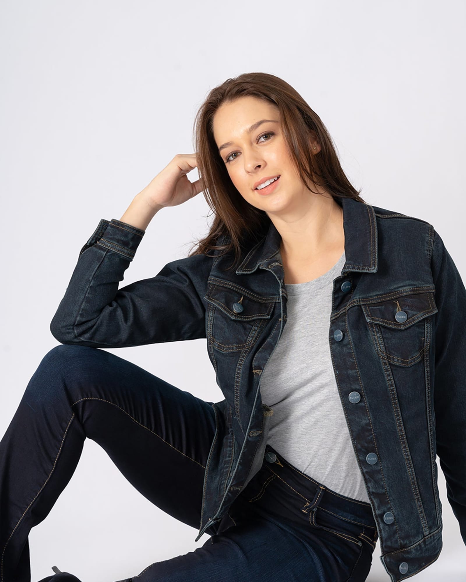 Denim jacket in Destiny – SLINK JEANS