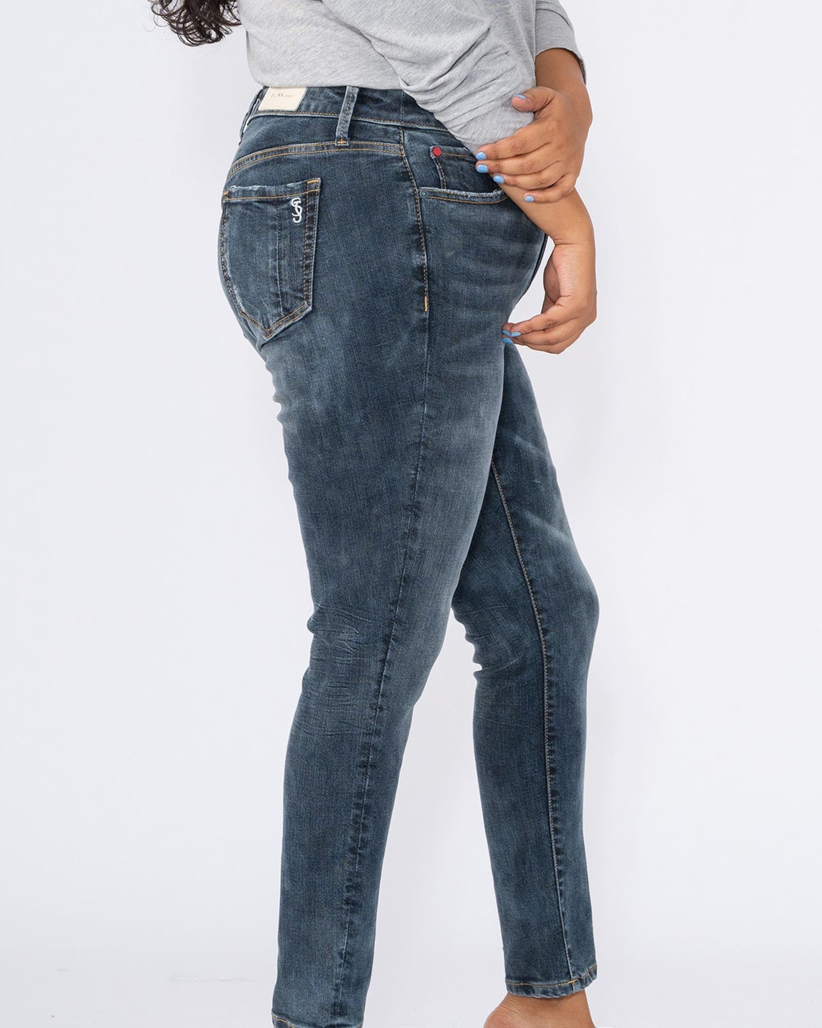 High Rise Ankle Skinny - Emory | EMORY
