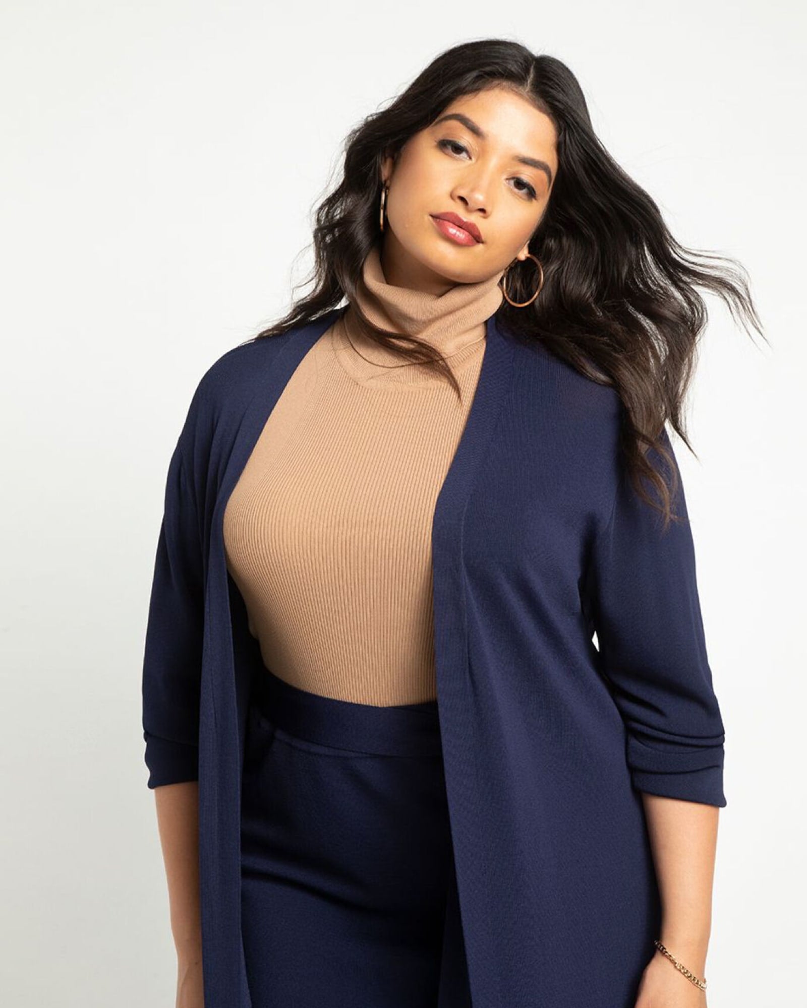 Throw On Duster | Evening Blue