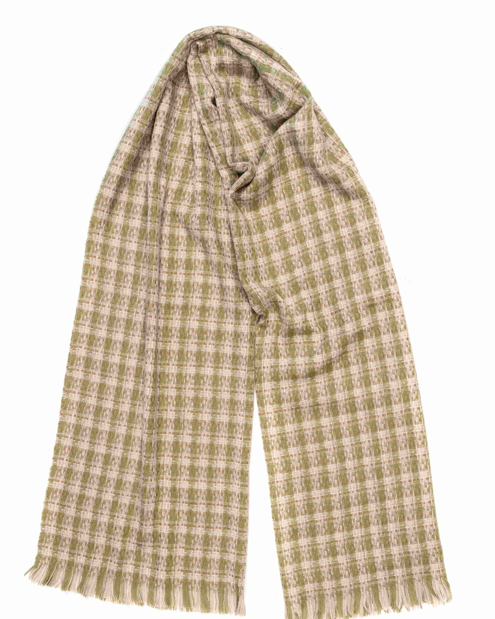 Soft Tweed Scarves Green | GREEN