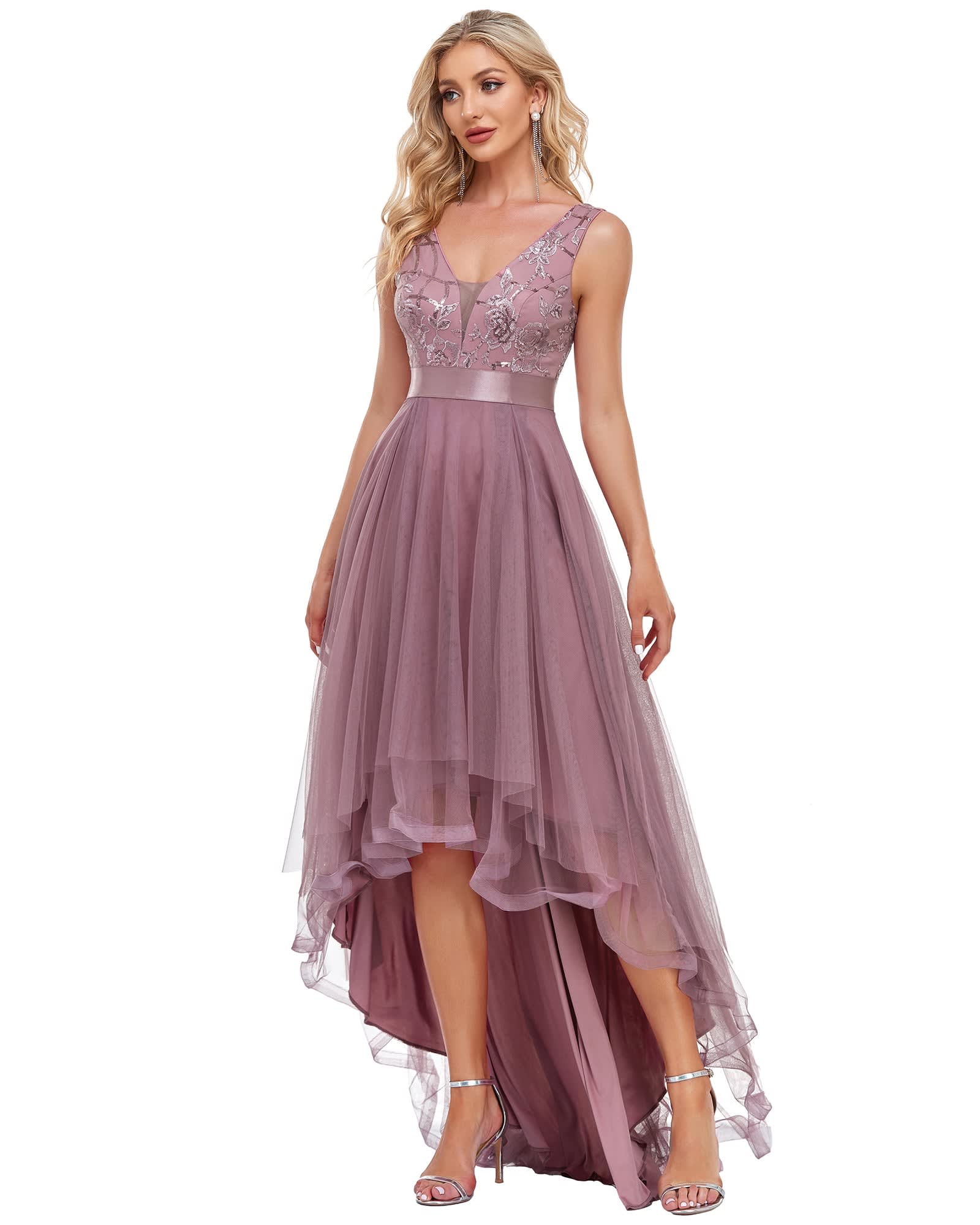 Purple Wedding Guest Dress
