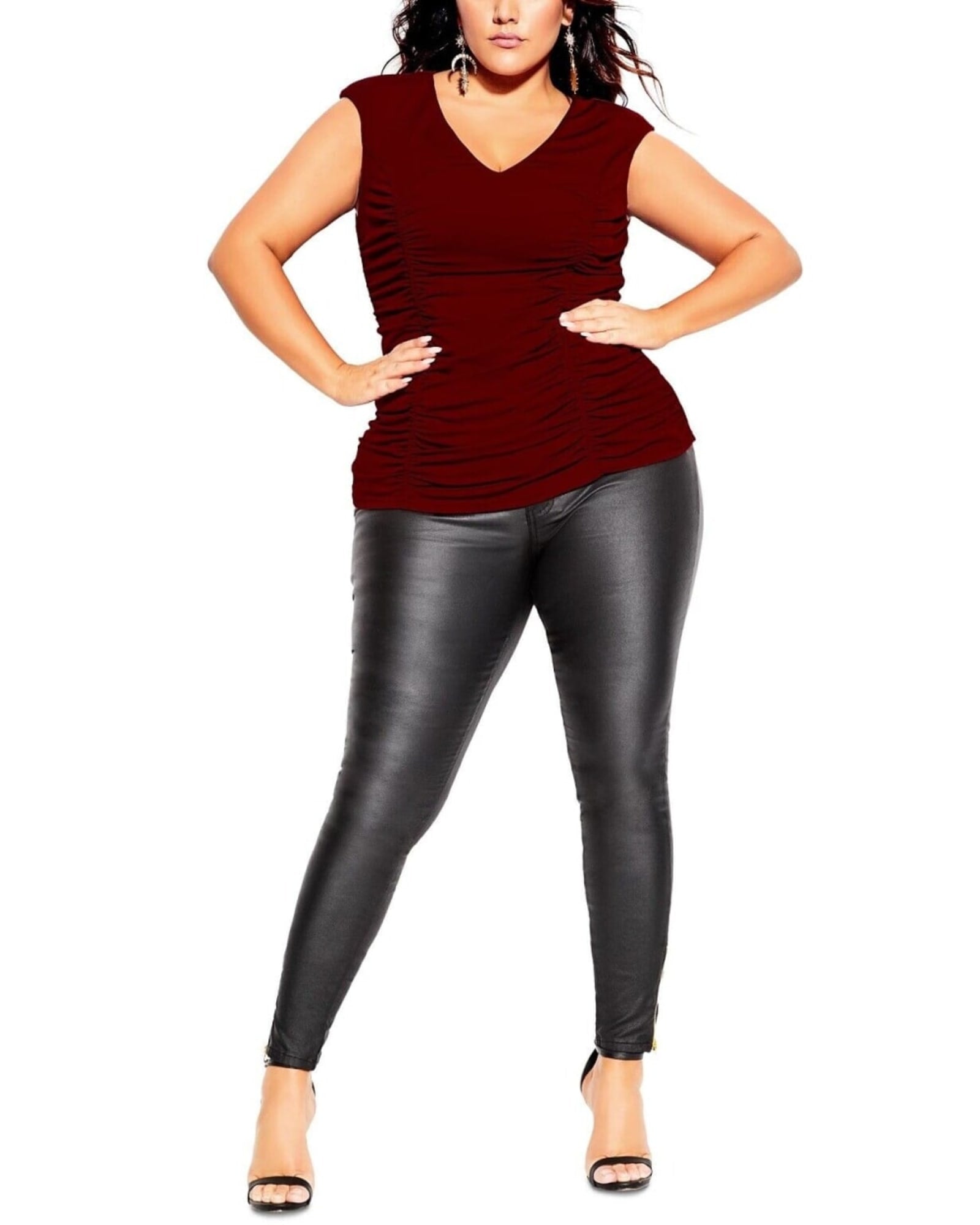 sueded plus size solid legging – Flirty & Femme