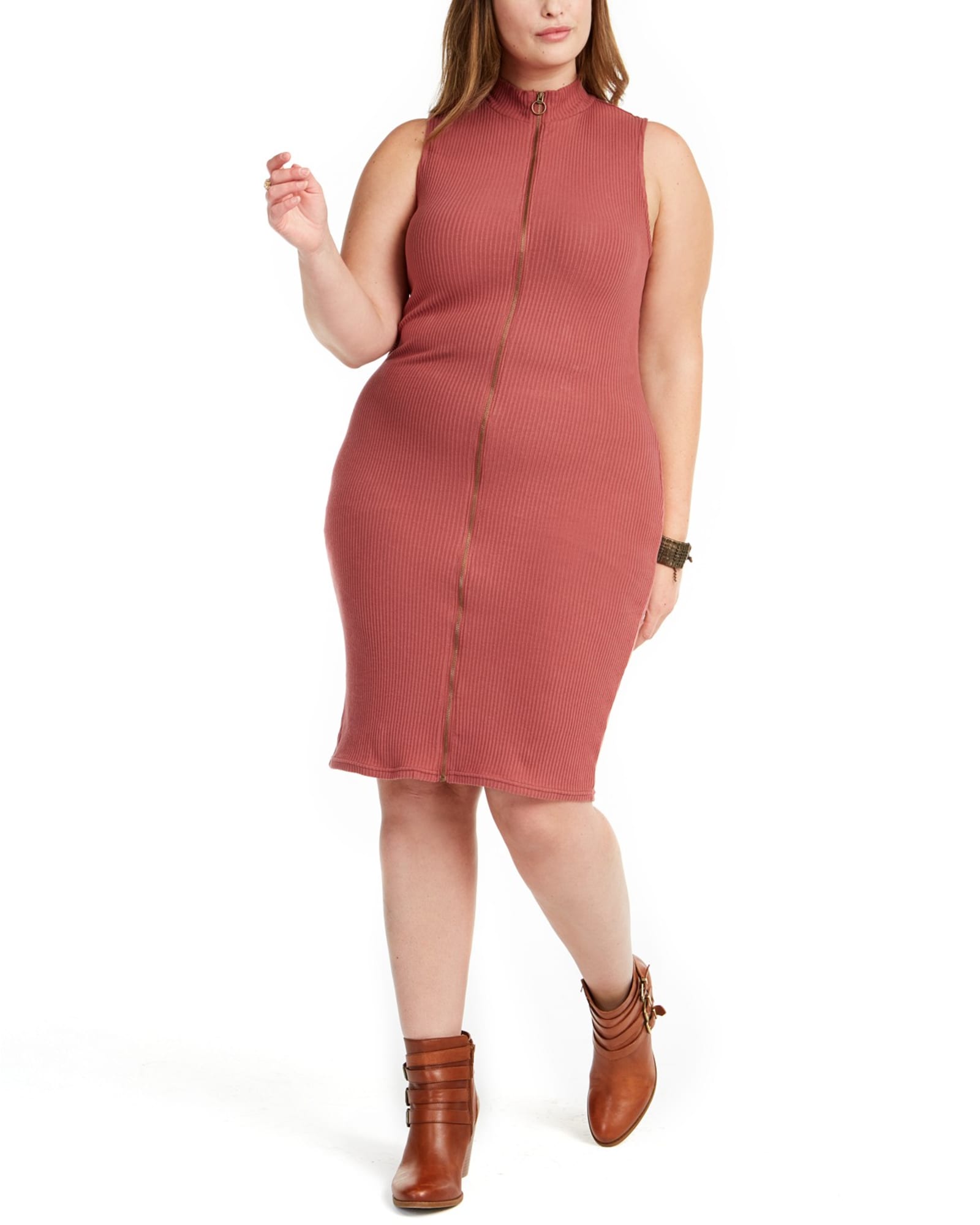 Plus Size Sleeveless Dress