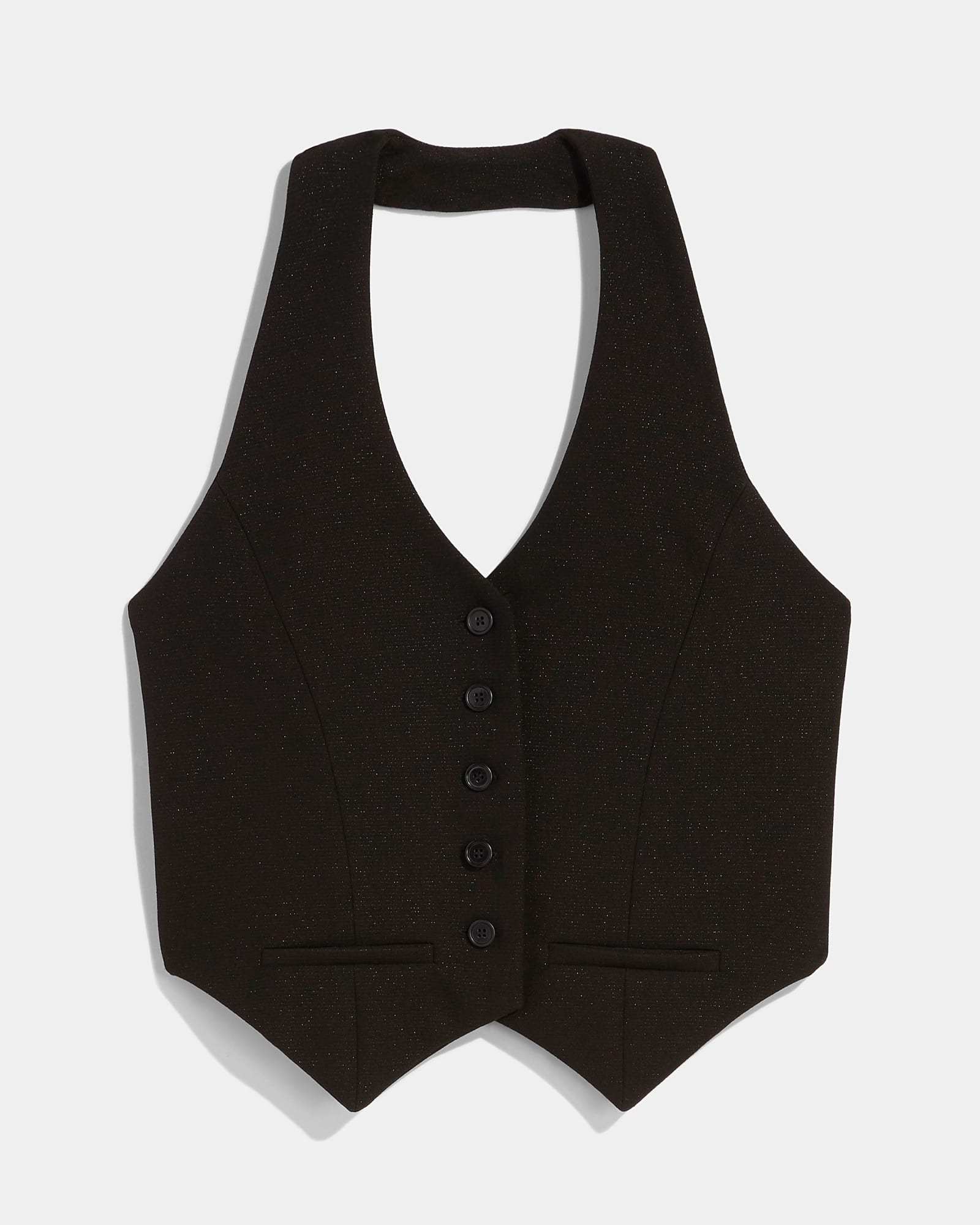 Tux Halter Vest | Black