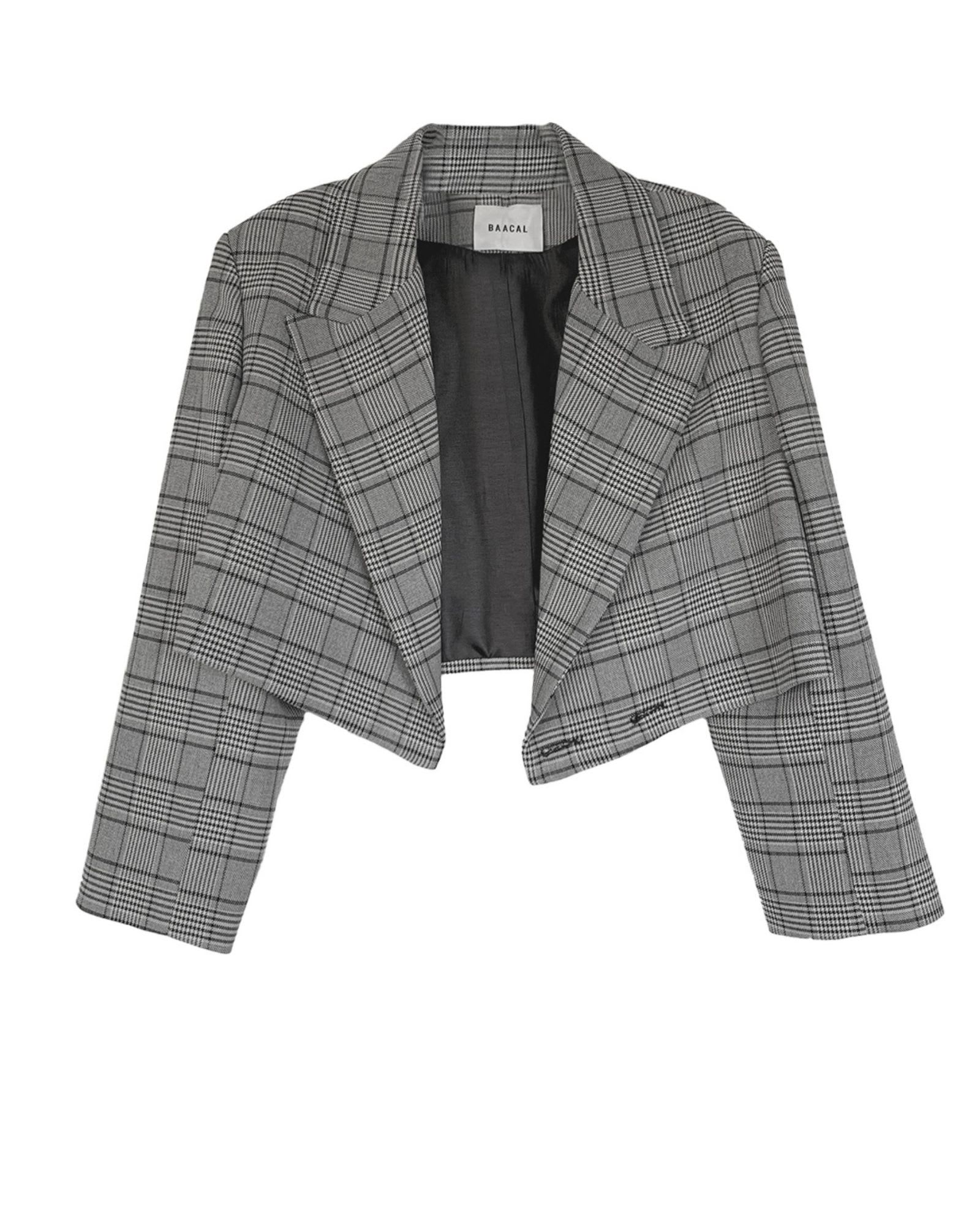 Long Lined Scuba Crepe Blazer