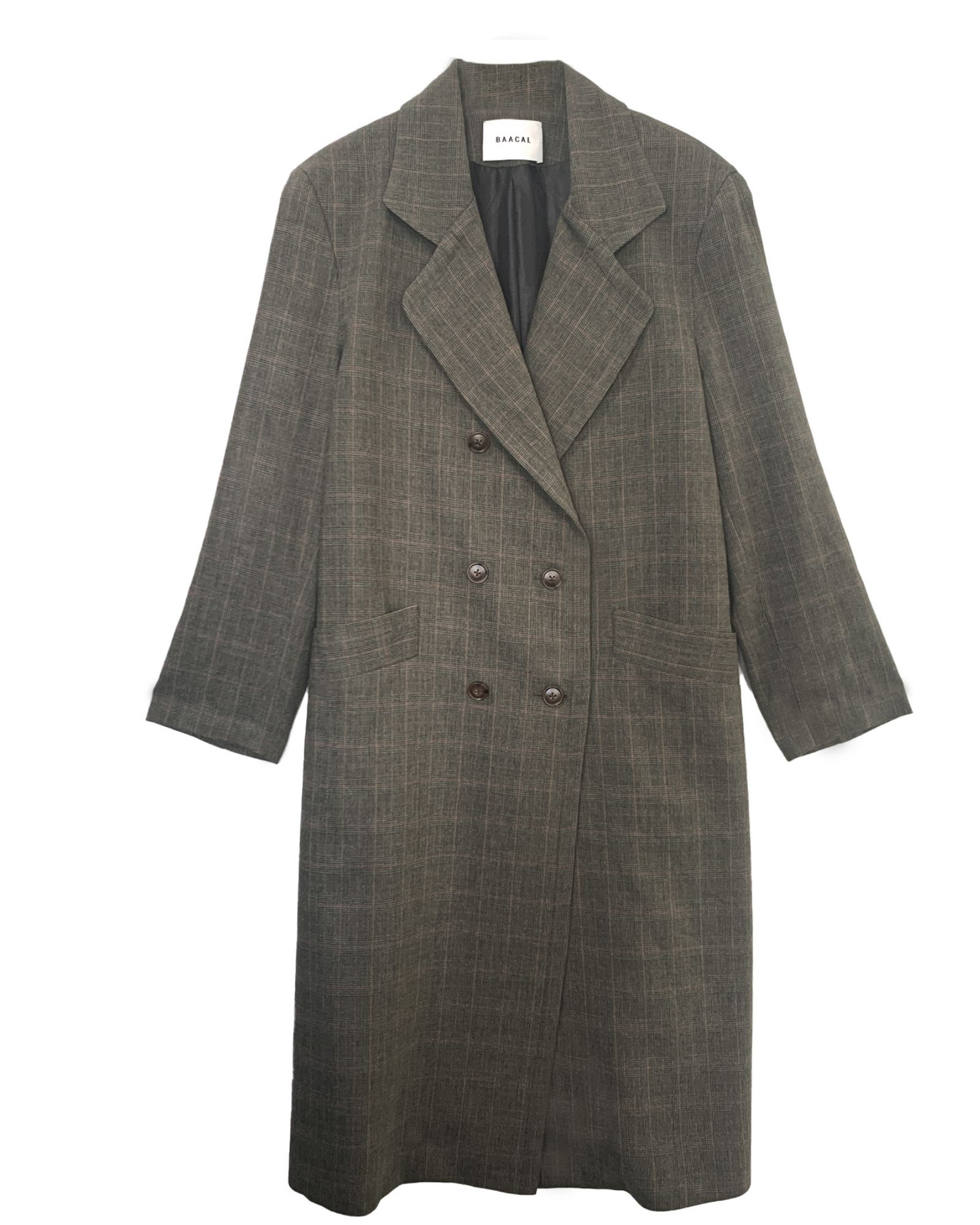 The Double Breasted Car Coat in Prince of Wales | Prince of Wales