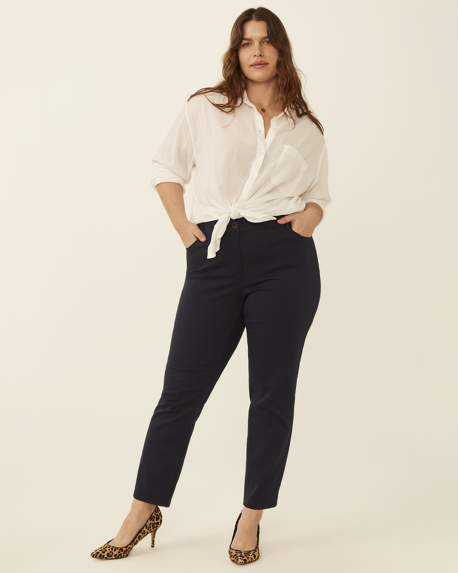 Plus Size Perfect Length Trousers