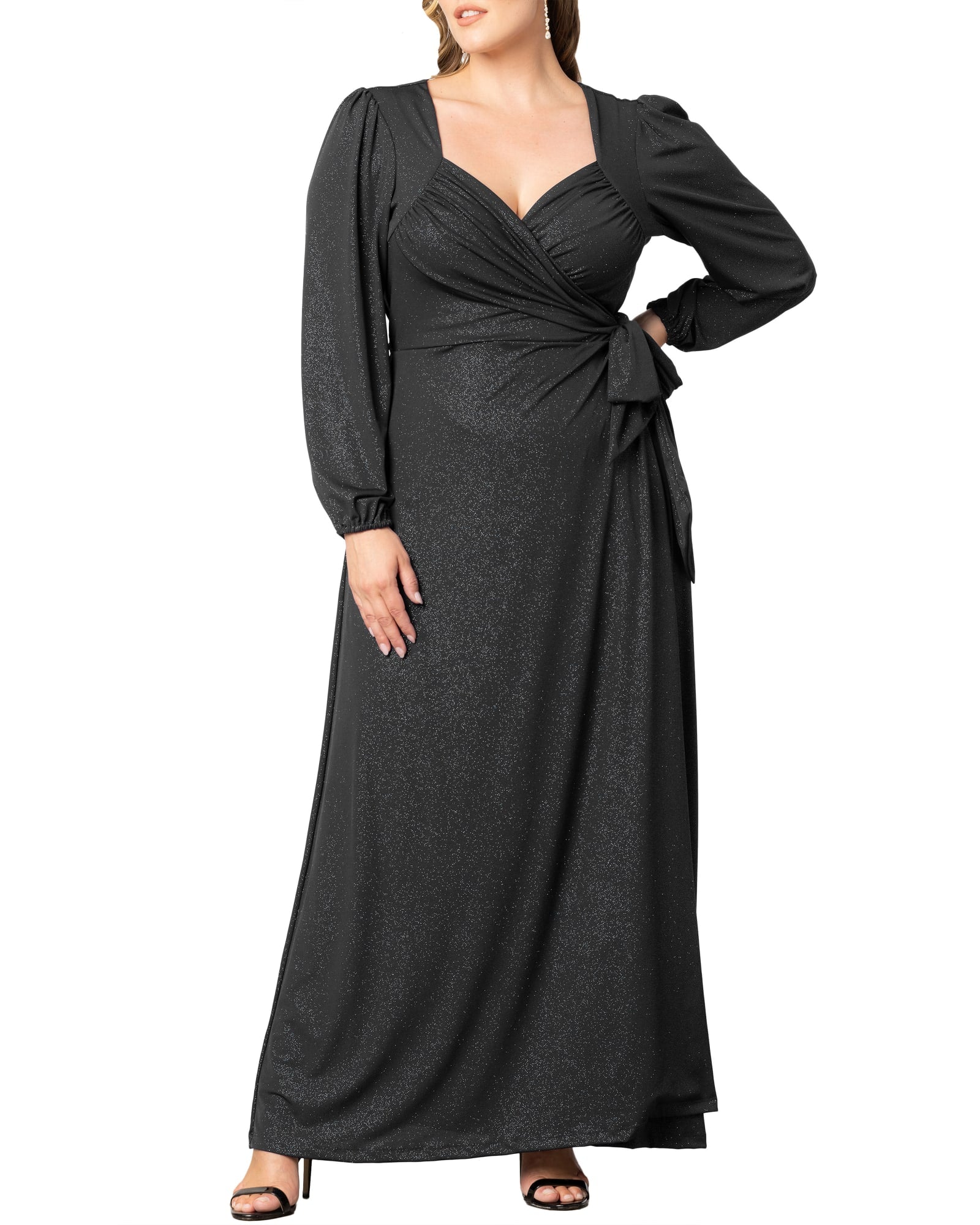 Modern Muse Wrap Gown | MIDNIGHT STAR
