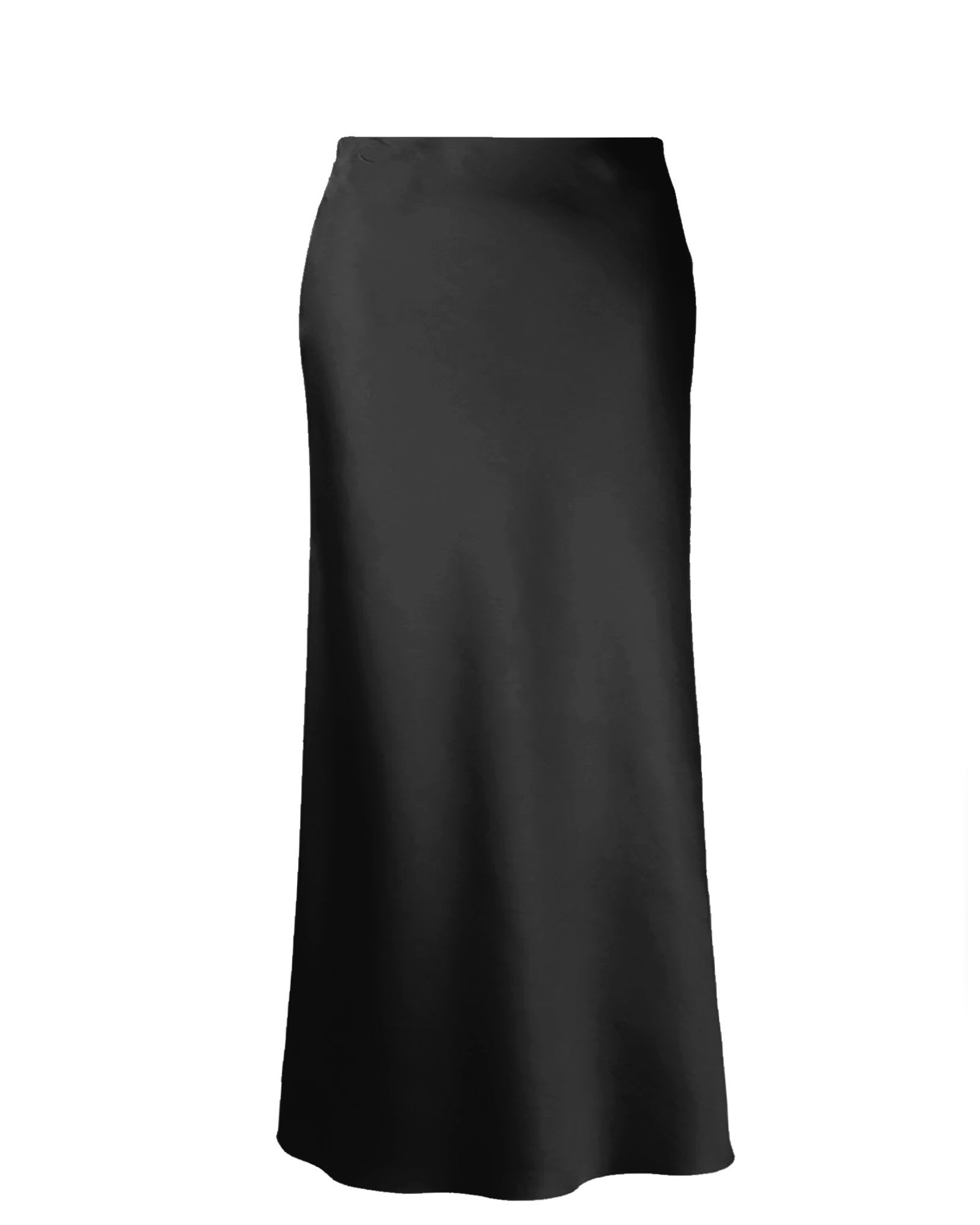 Eudora Maxi Bias Skirt in Black | Black
