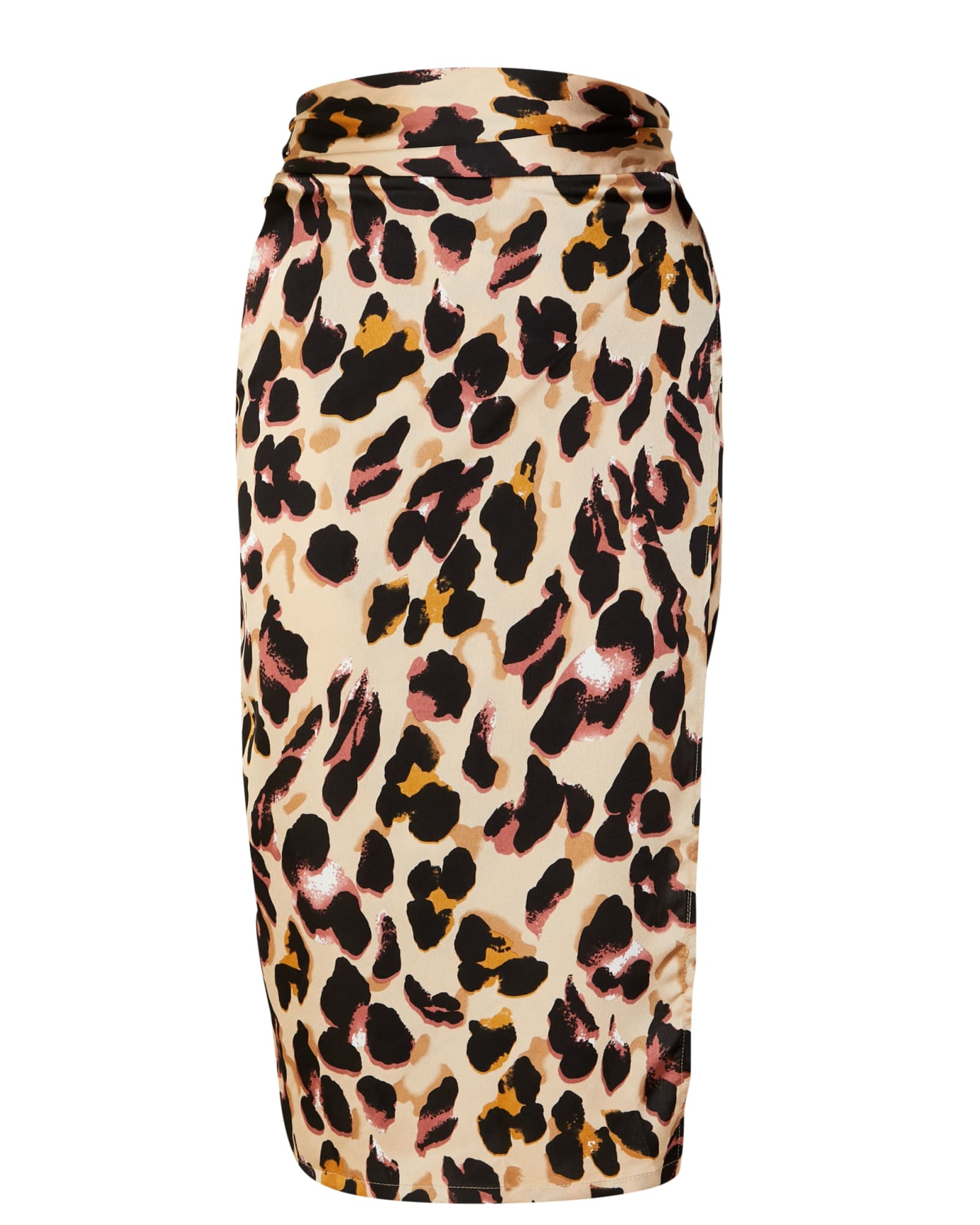 Brown Leopard Jaspre Skirt | Tan / Black