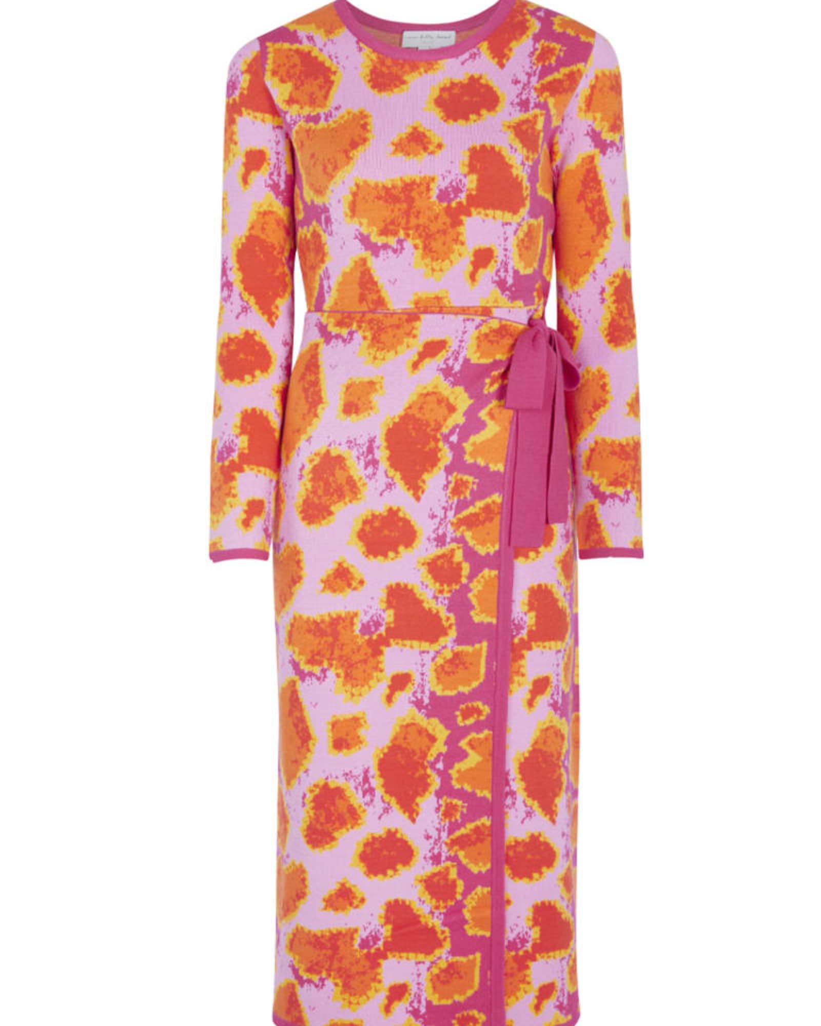Pink Animal Sydney Dress | Pink / Orange