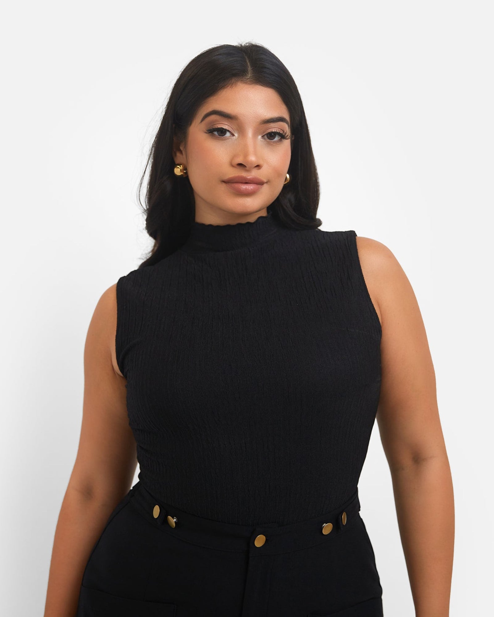 Plus Size Black Bodysuit