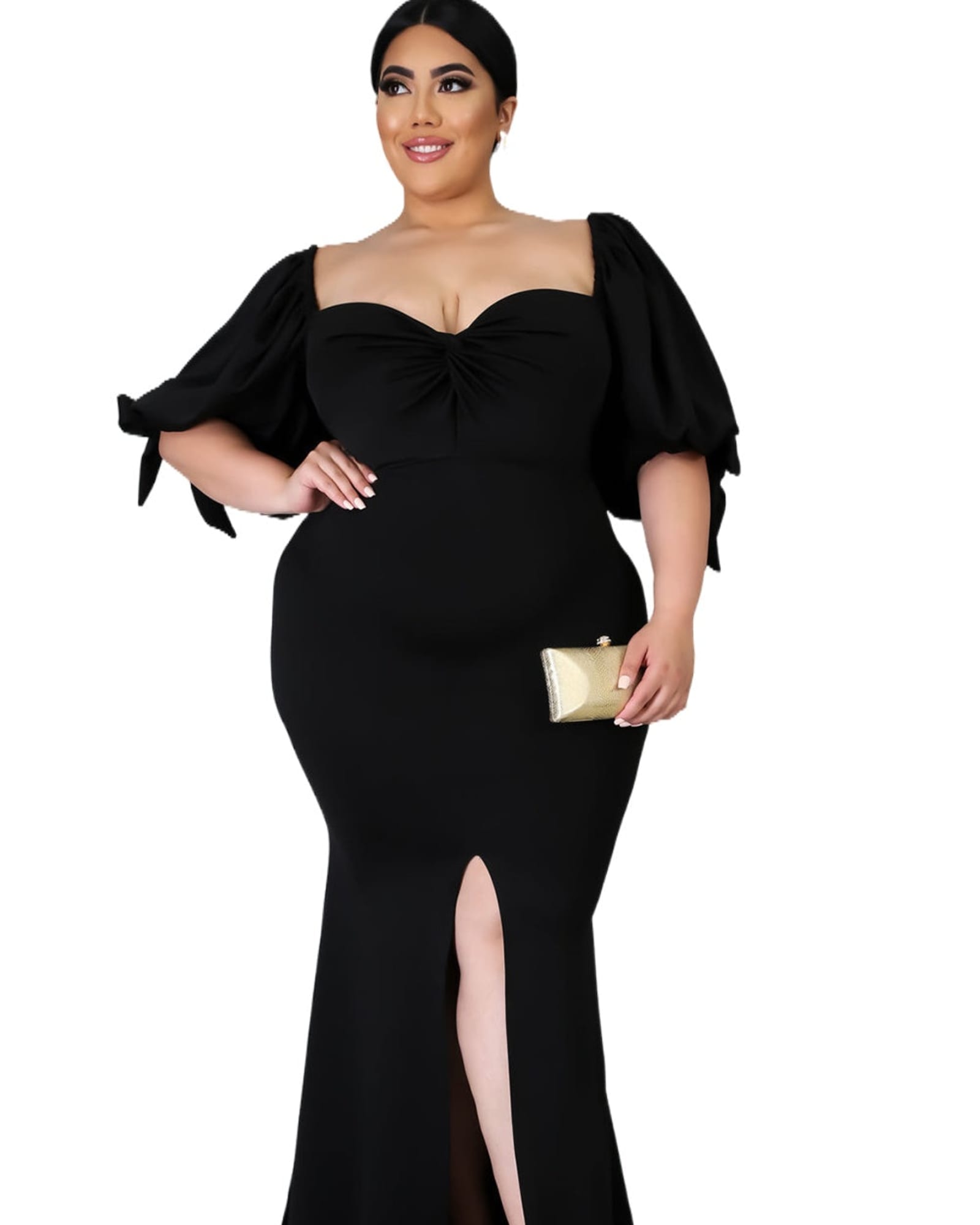 Ladies Summer Solid One Shoulder Pleated Layered Split Dress Petite Plus  Size Dresses (Black, S) : : Fashion