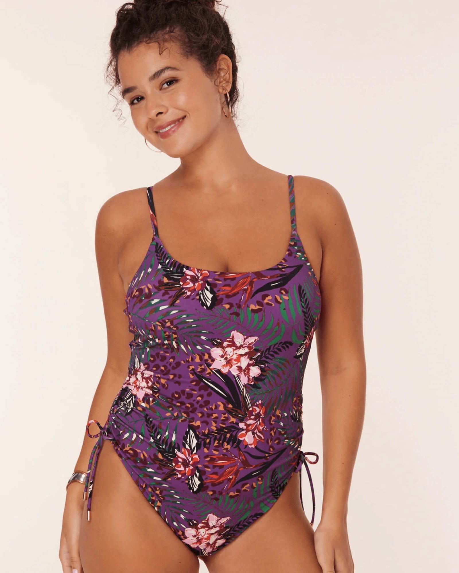 Full Swimsuit with Inserts in Floral Fantasy