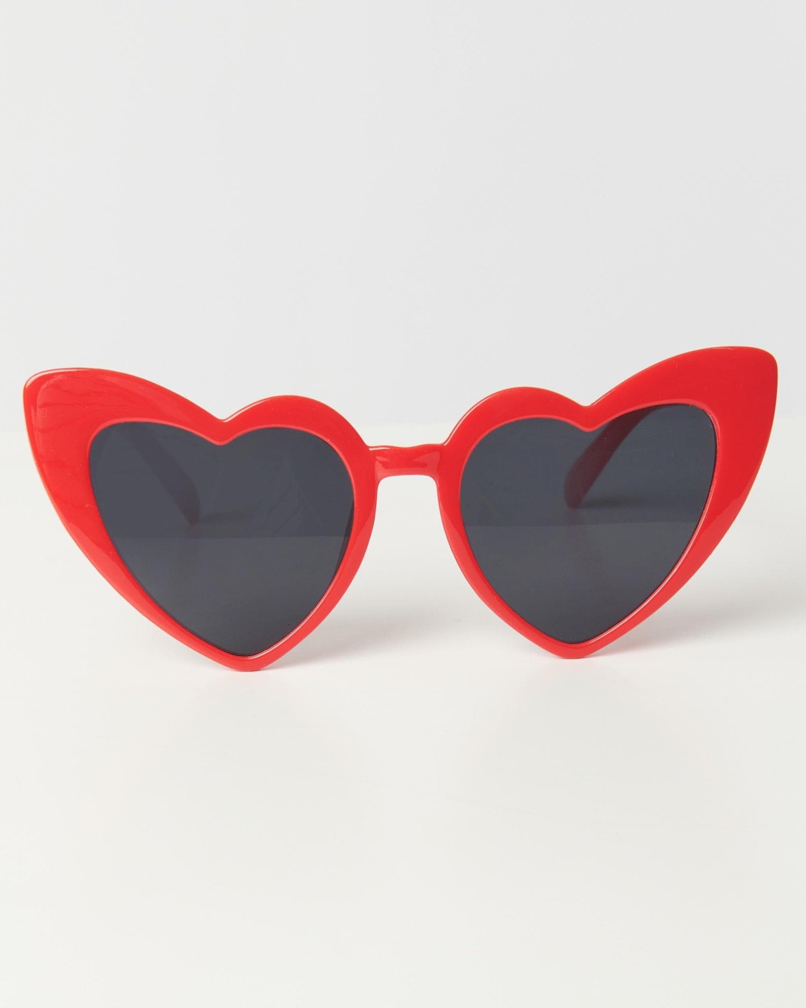 Unique Vintage Red Heart Sunglasses | Red