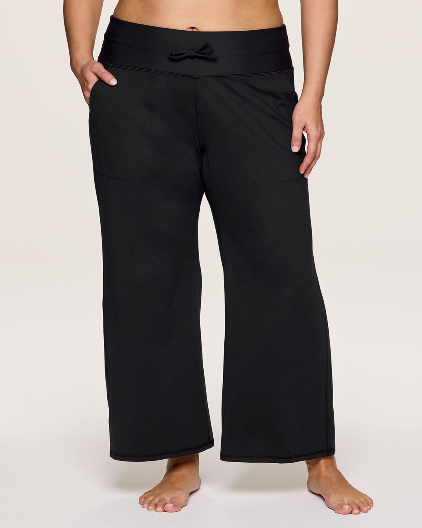 Plus Super Soft Everyday Wide Leg Pant | Black