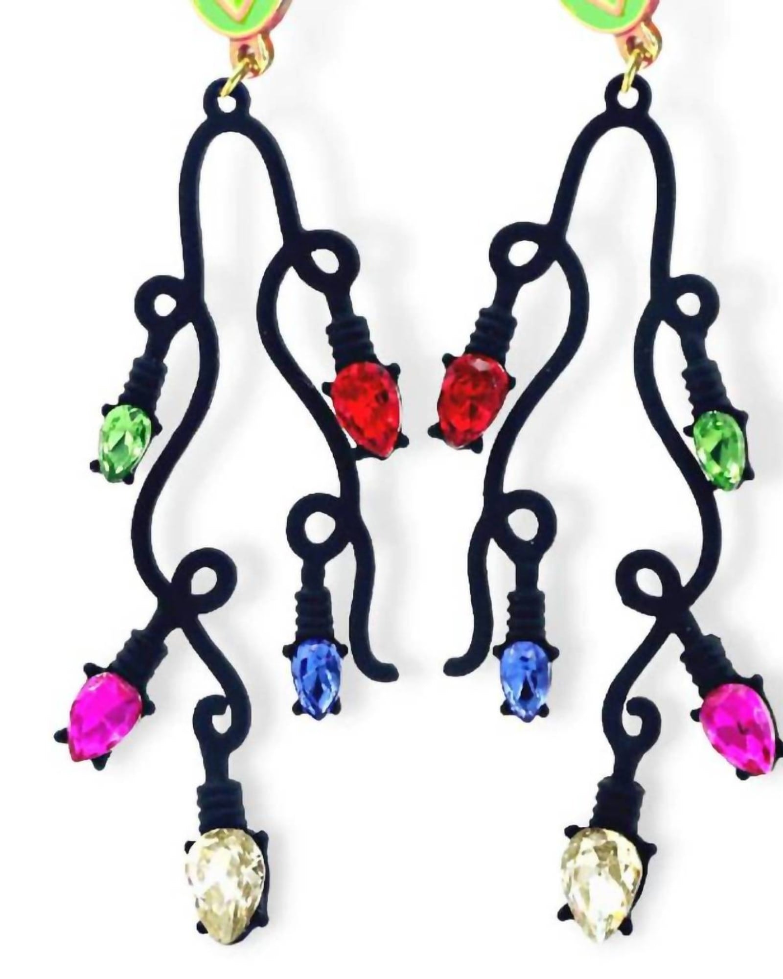 Christmas Light Earrings in Multi | Multi