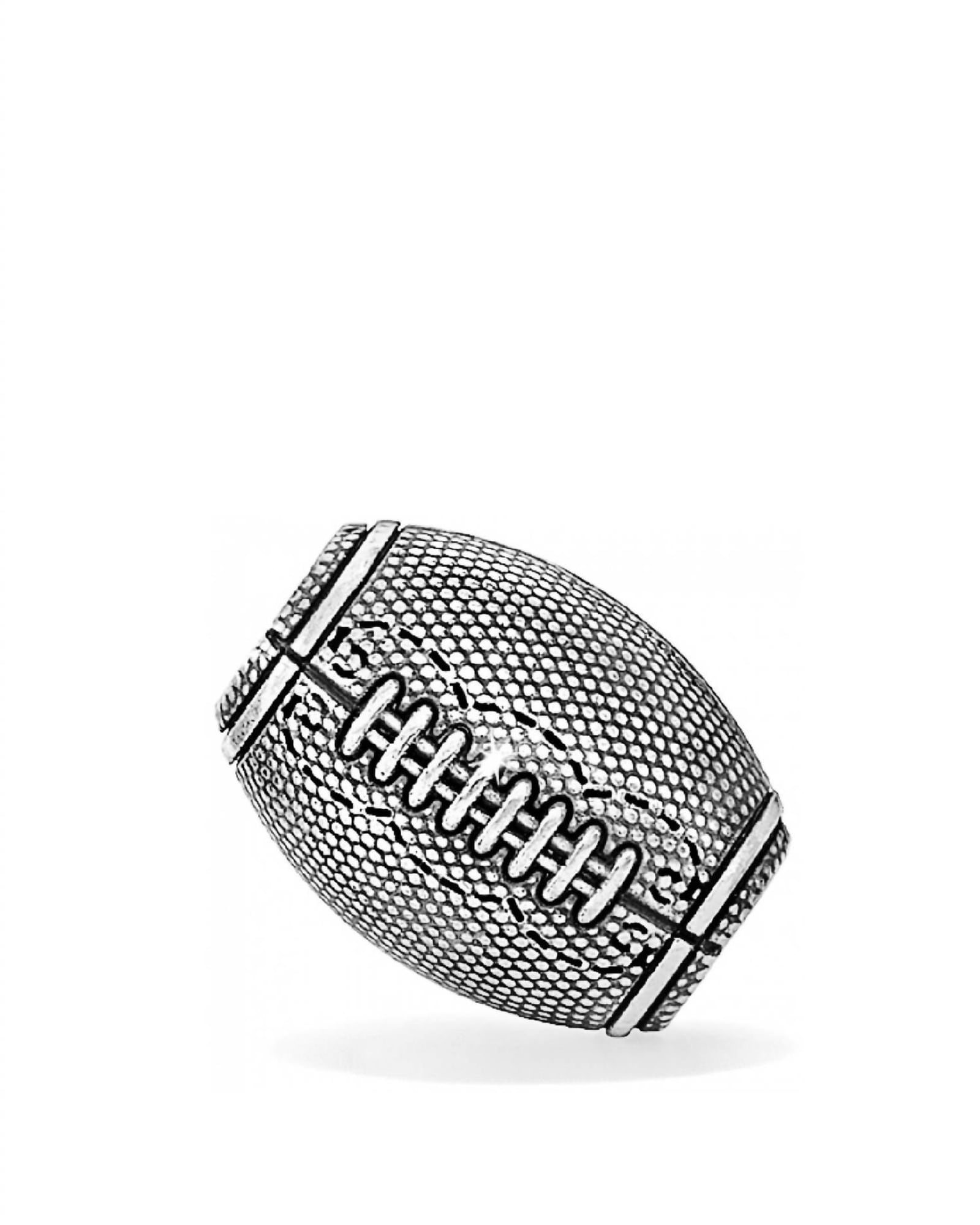 Football Bead in Silver | Silver