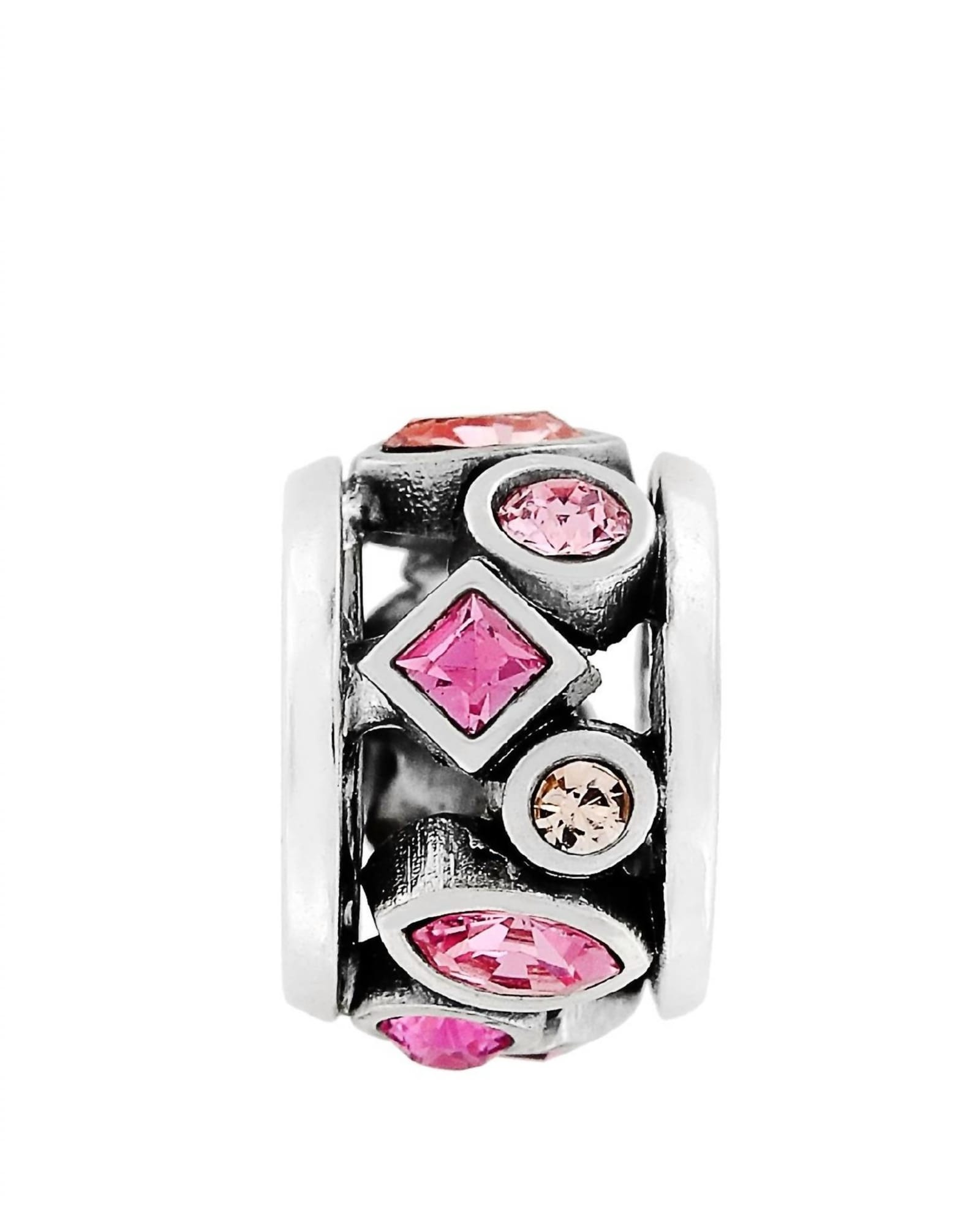 Kaleidoscope Spacer in Silver Pink | Silver Pink