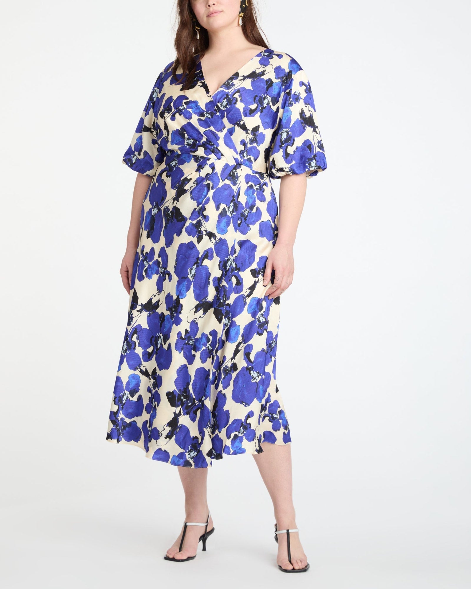 Meadow Dress | Blue Cream Multi