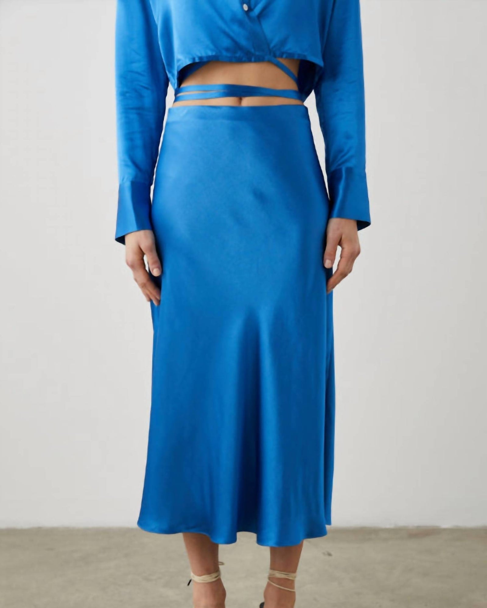 Anya Skirt in Cobalt | Cobalt