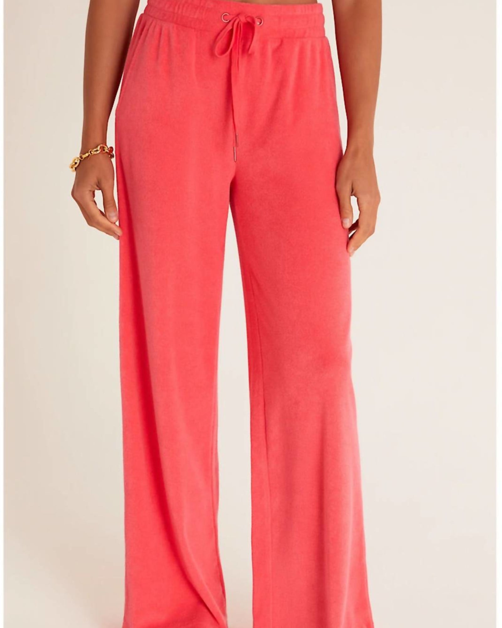 Cali Loop Terry Pant in Strawberry | Strawberry