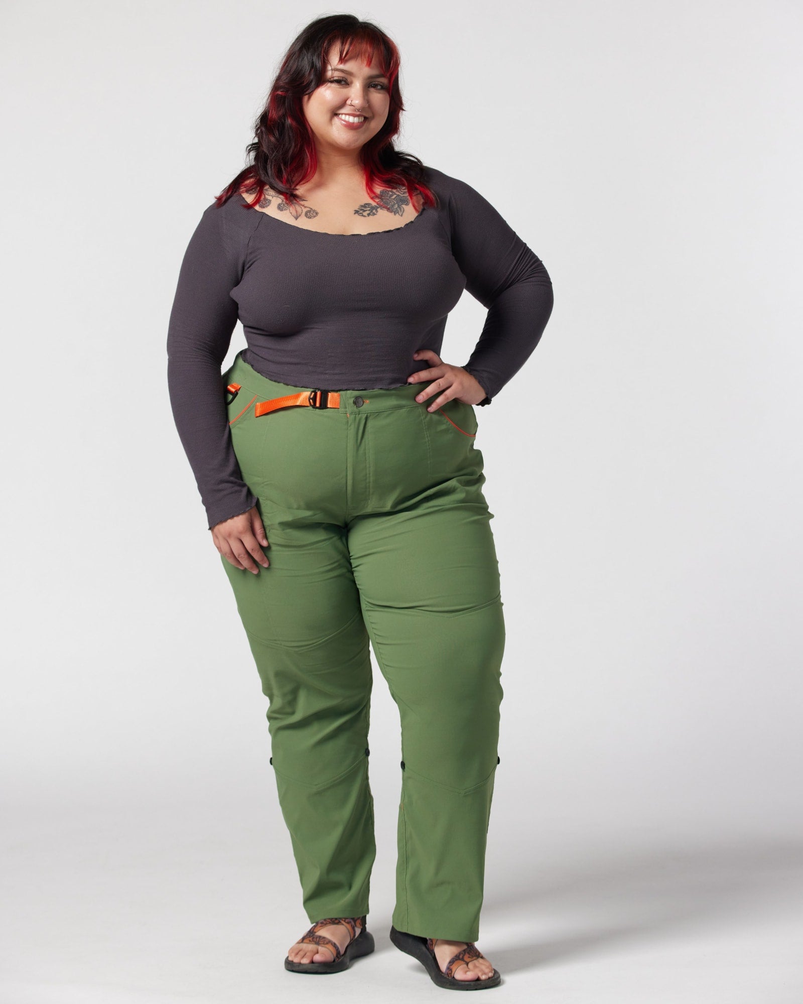  Womens Polyester Plus Size Leggings Kelly Green 3X