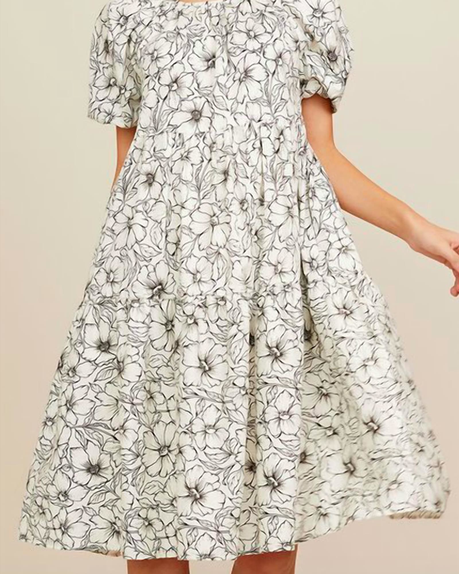 Audrey Dress in Etched Floral | Etched Floral