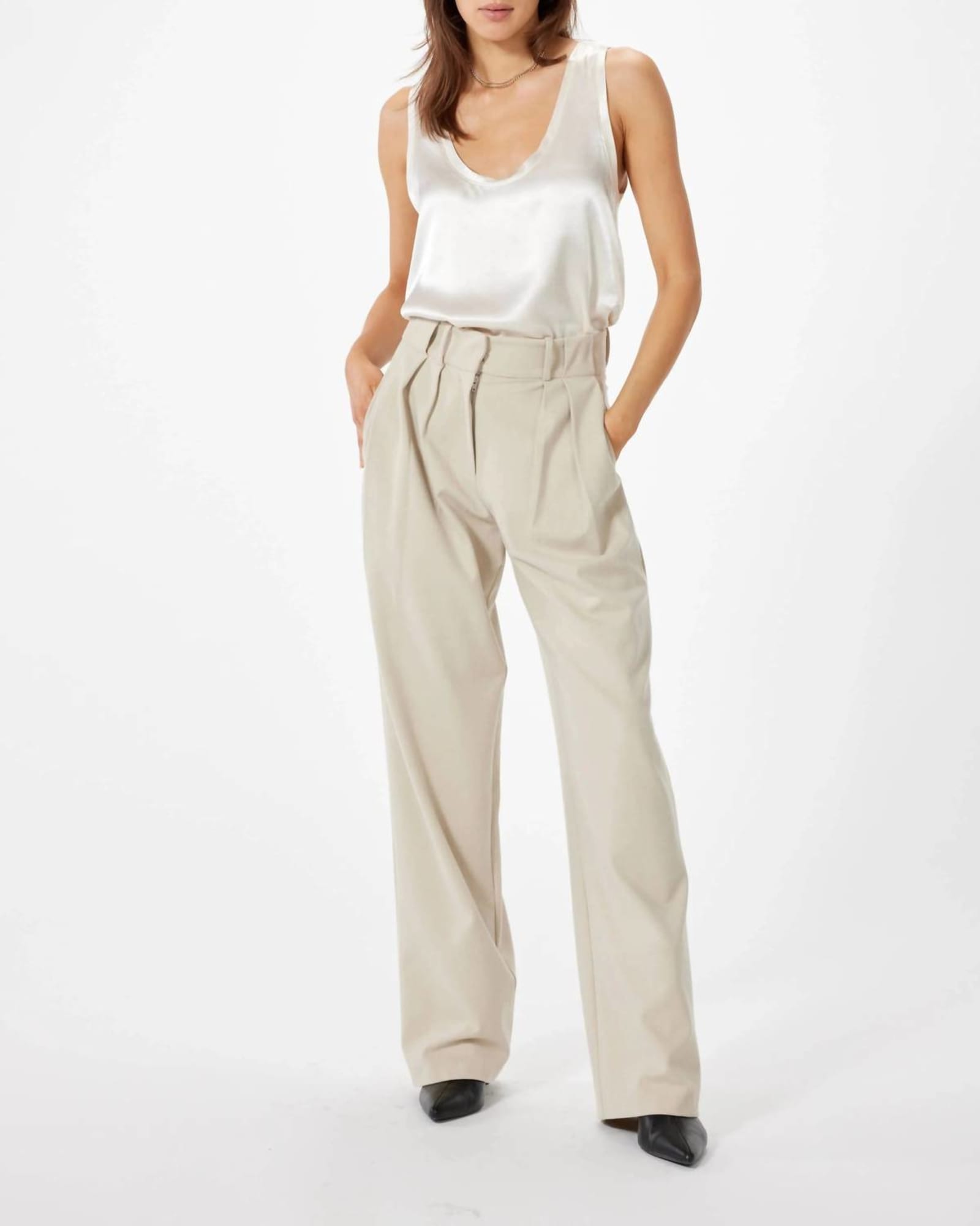 Classic Teddy Trouser in Taupe | Taupe