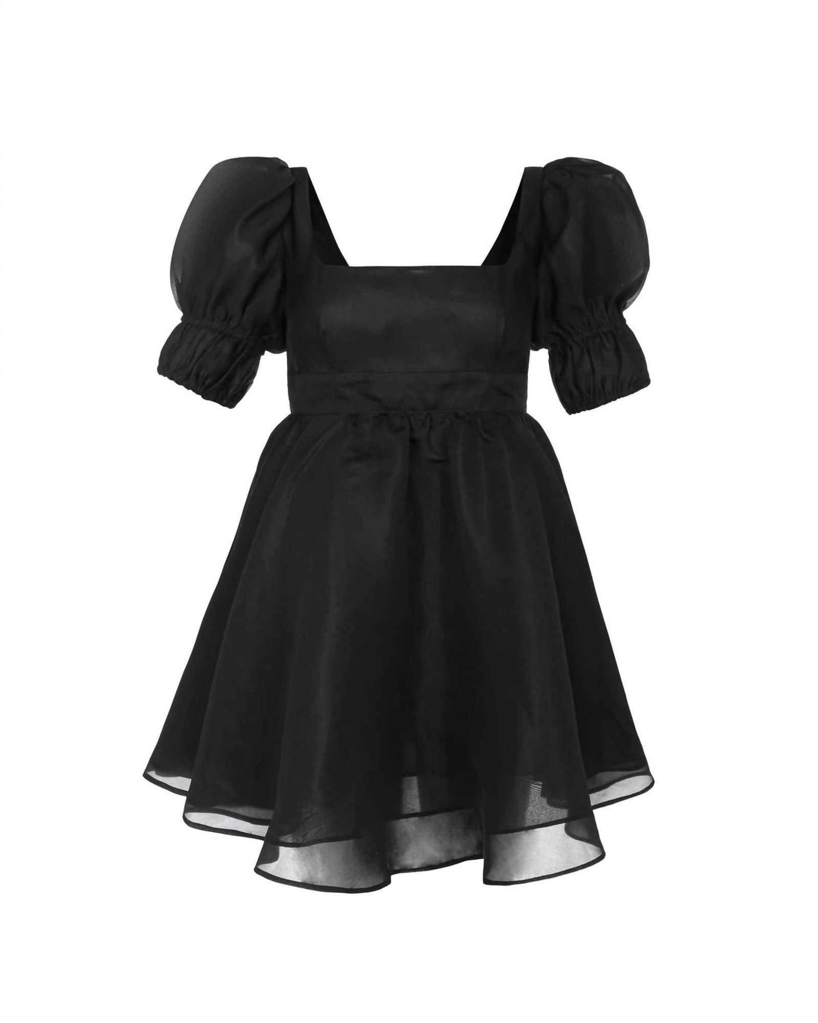 Regency Mini Dress in Black Shimmer | Black Shimmer