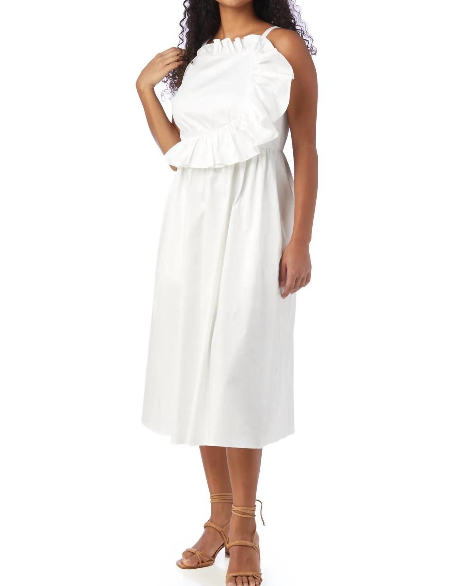Genevieve Dress in Bright White | Bright White