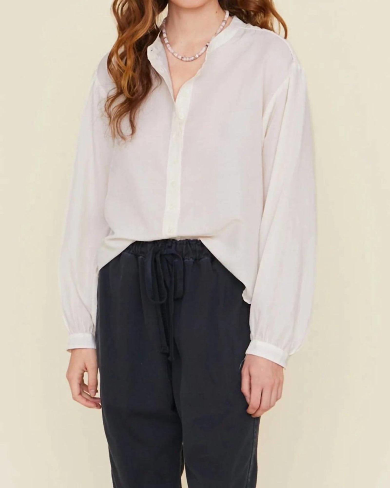Connolly Shirt in Pearl | Pearl
