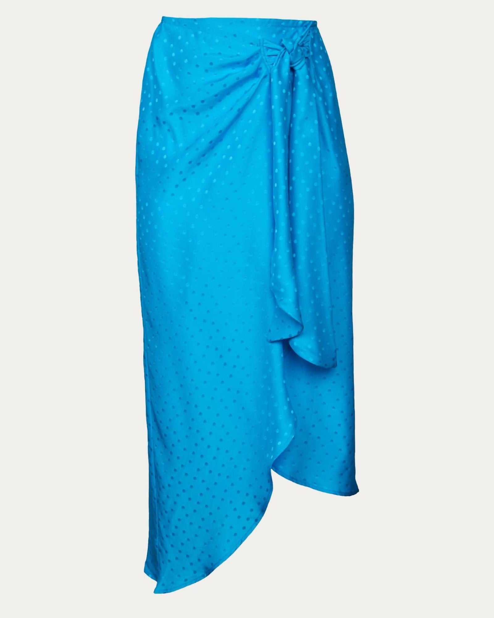 Skirt in Turquoise Jacquard | Turquoise Jacquard