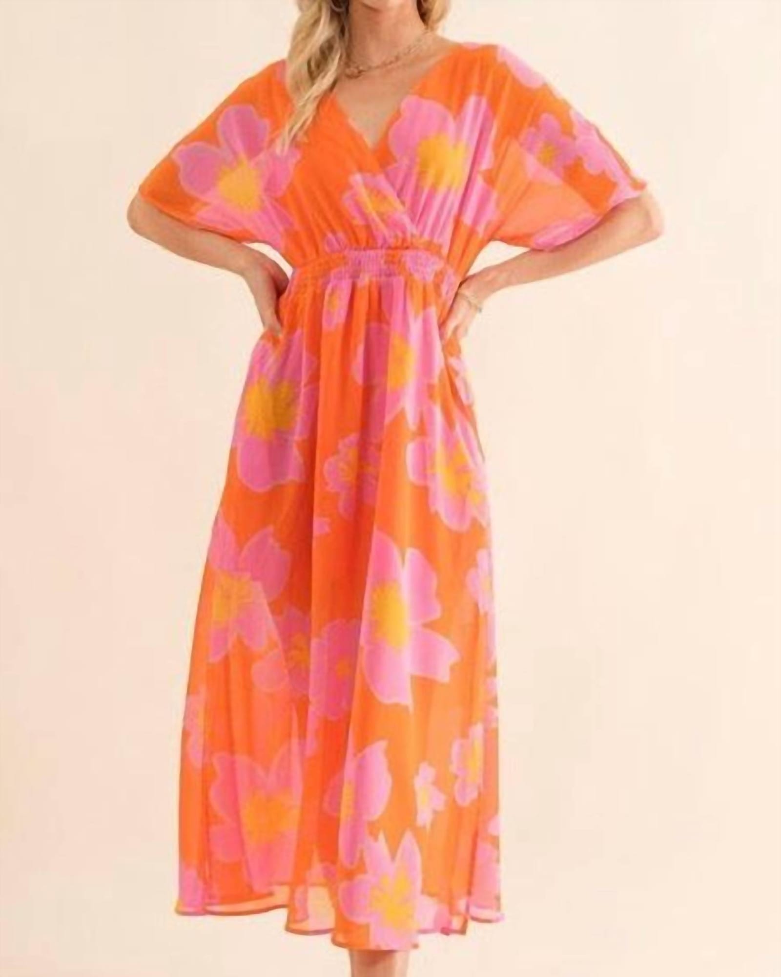 Calypso Breeze Maxi Dress In Orange | Orange