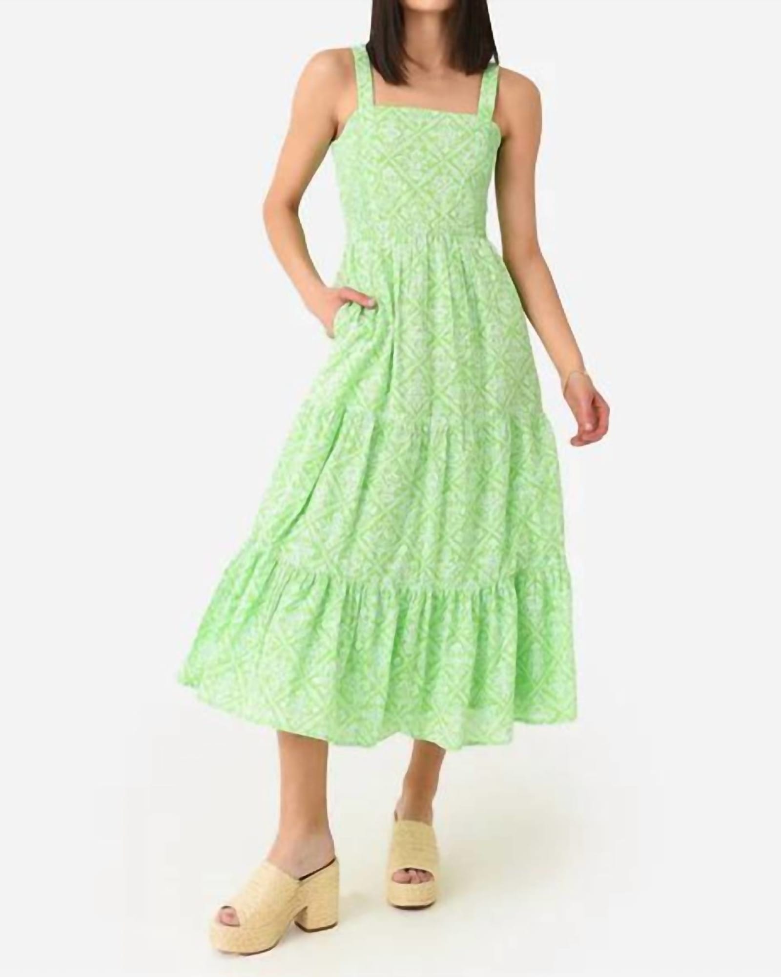 Plus Size Summer One Piece Birthday Lime Green Dress For Women Elegant  Pleated Short Style Wholesale Drop From Bakacutie, $21.48