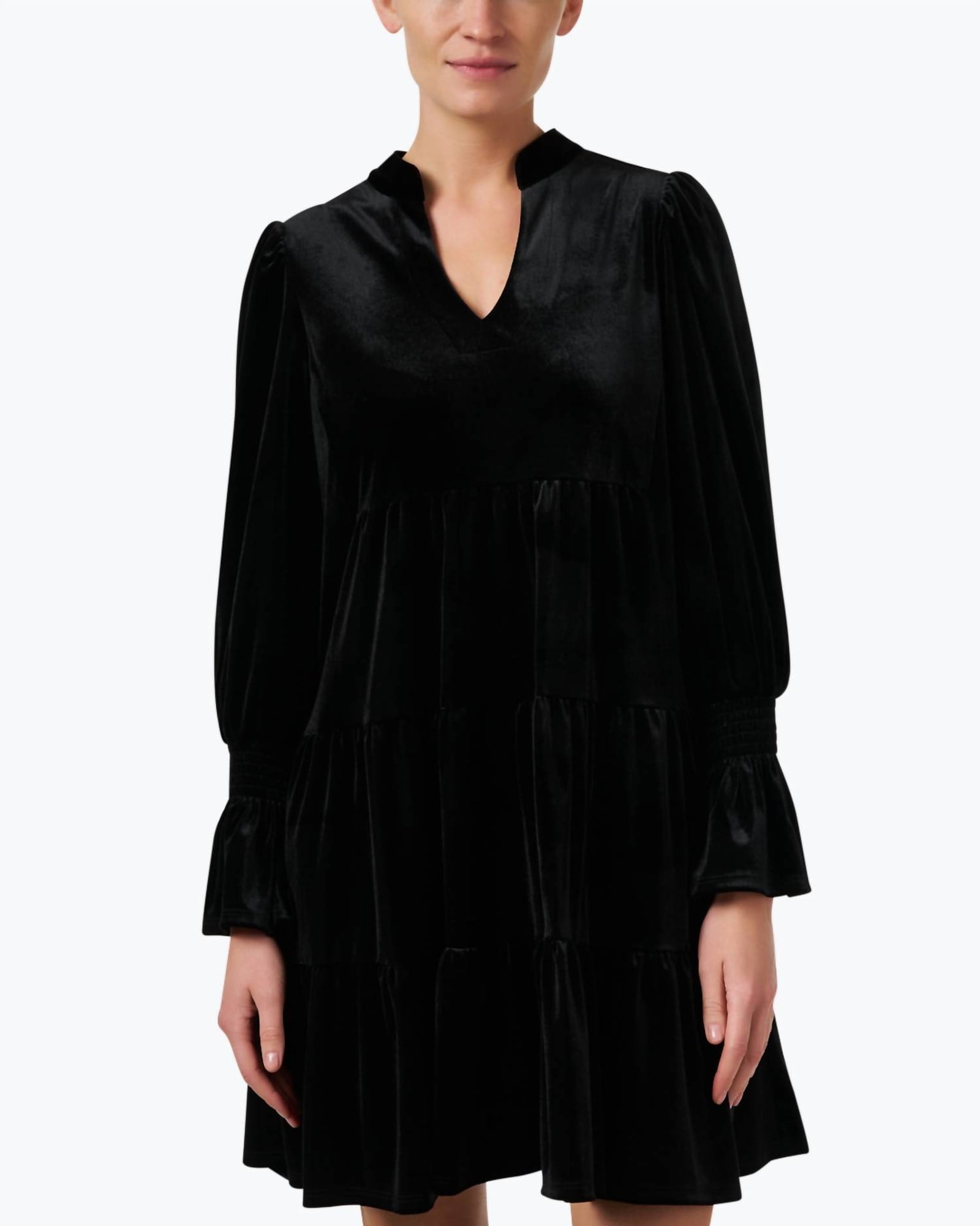 Tammi Velvet Dress In Black | Black